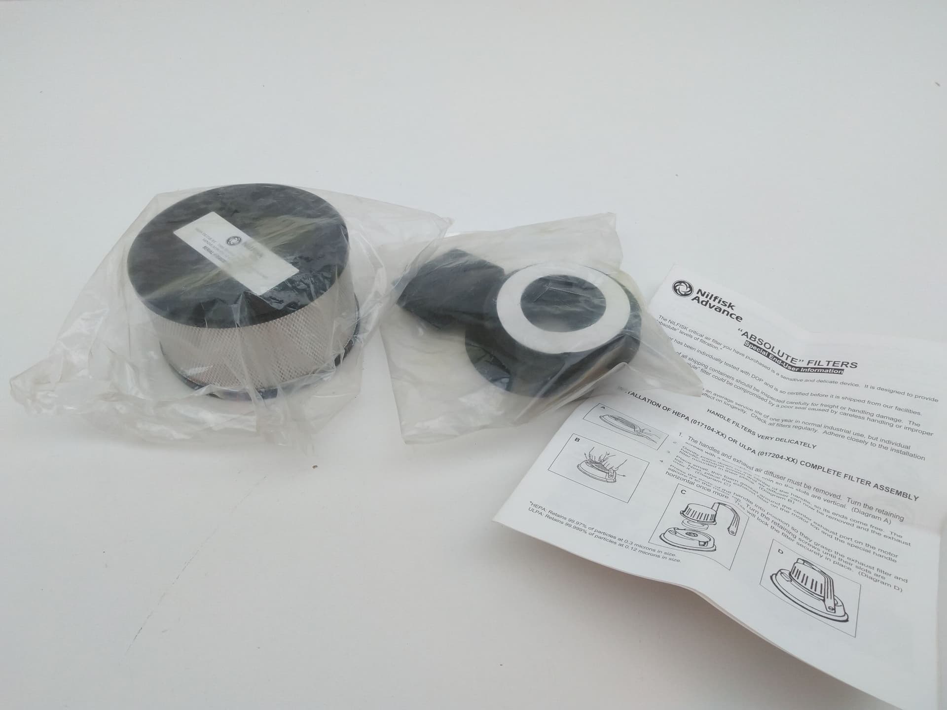 Nilfisk 1737631 HEPA Filter Replacement Kit