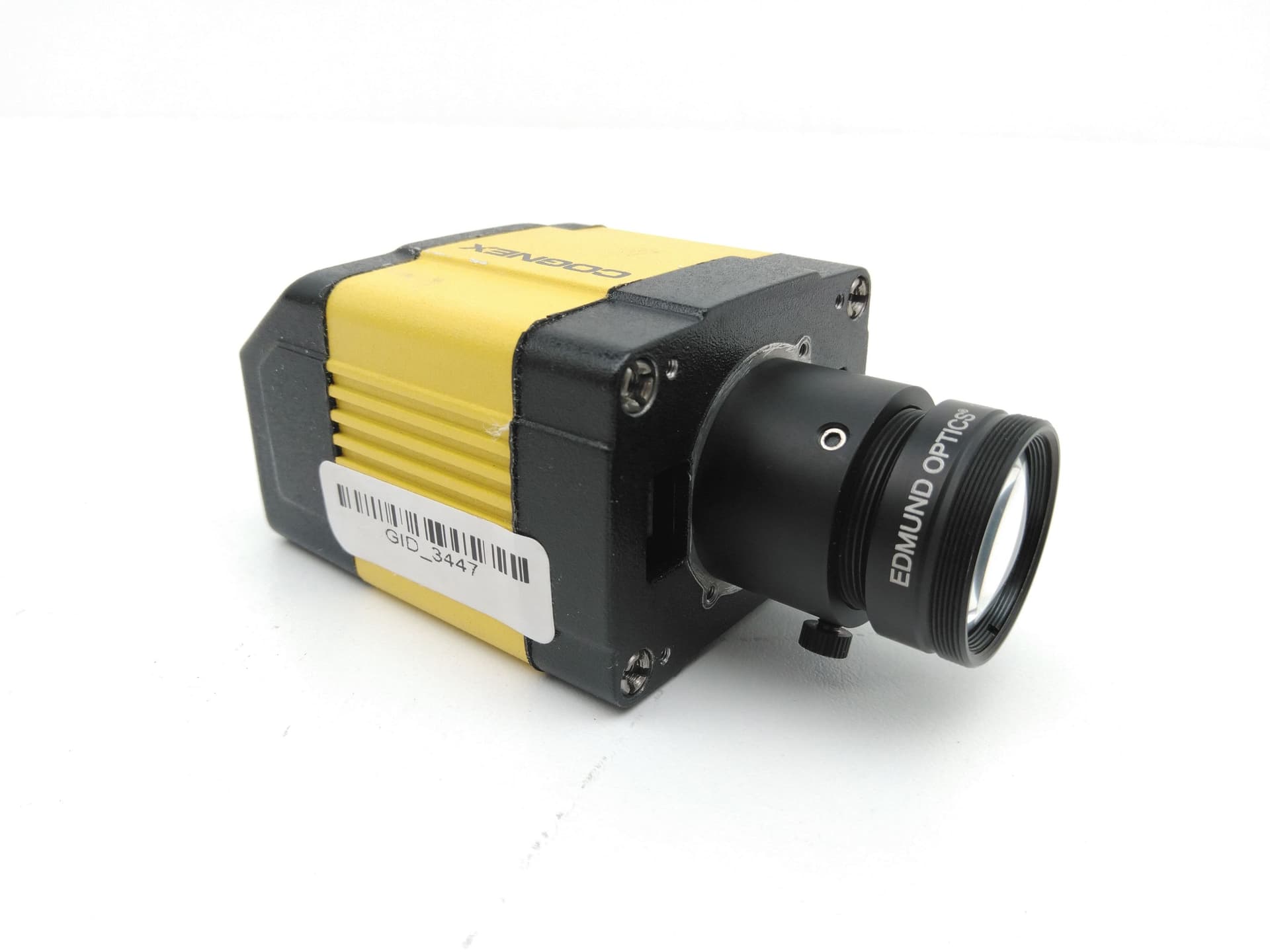 Cognex DM302X, 821-0087-3R D Barcode Scanner w/ Edmund Optics 35mm/F8 Lens