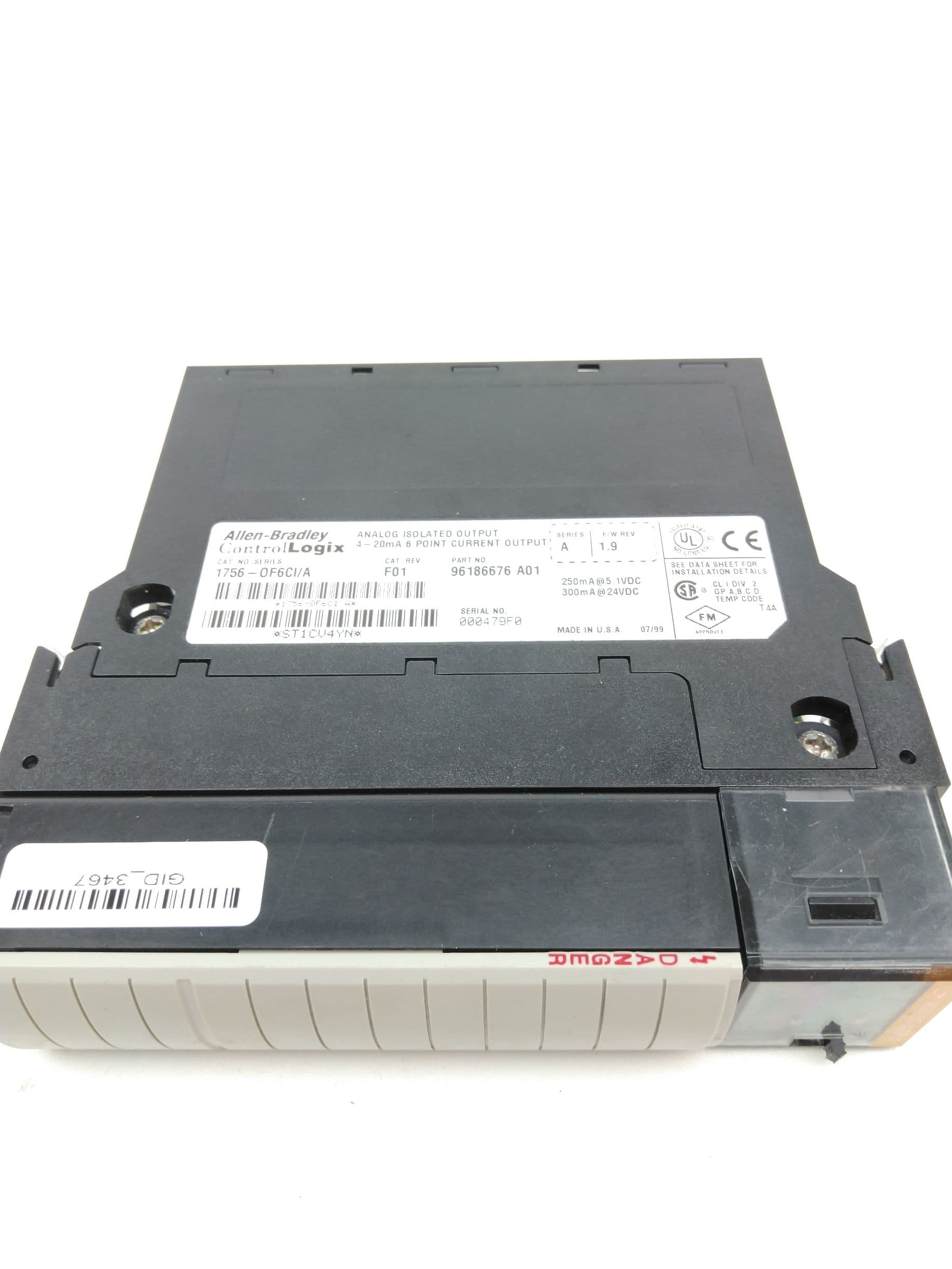 Allen-Bradley 1756-OF6CI ControlLogix Isolated Analog Output Module, Series A