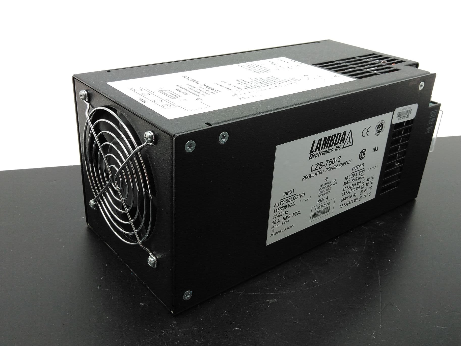 TDK-Lambda LZS-750-3 Regulated Power Supply AC to DC Converter, REV A