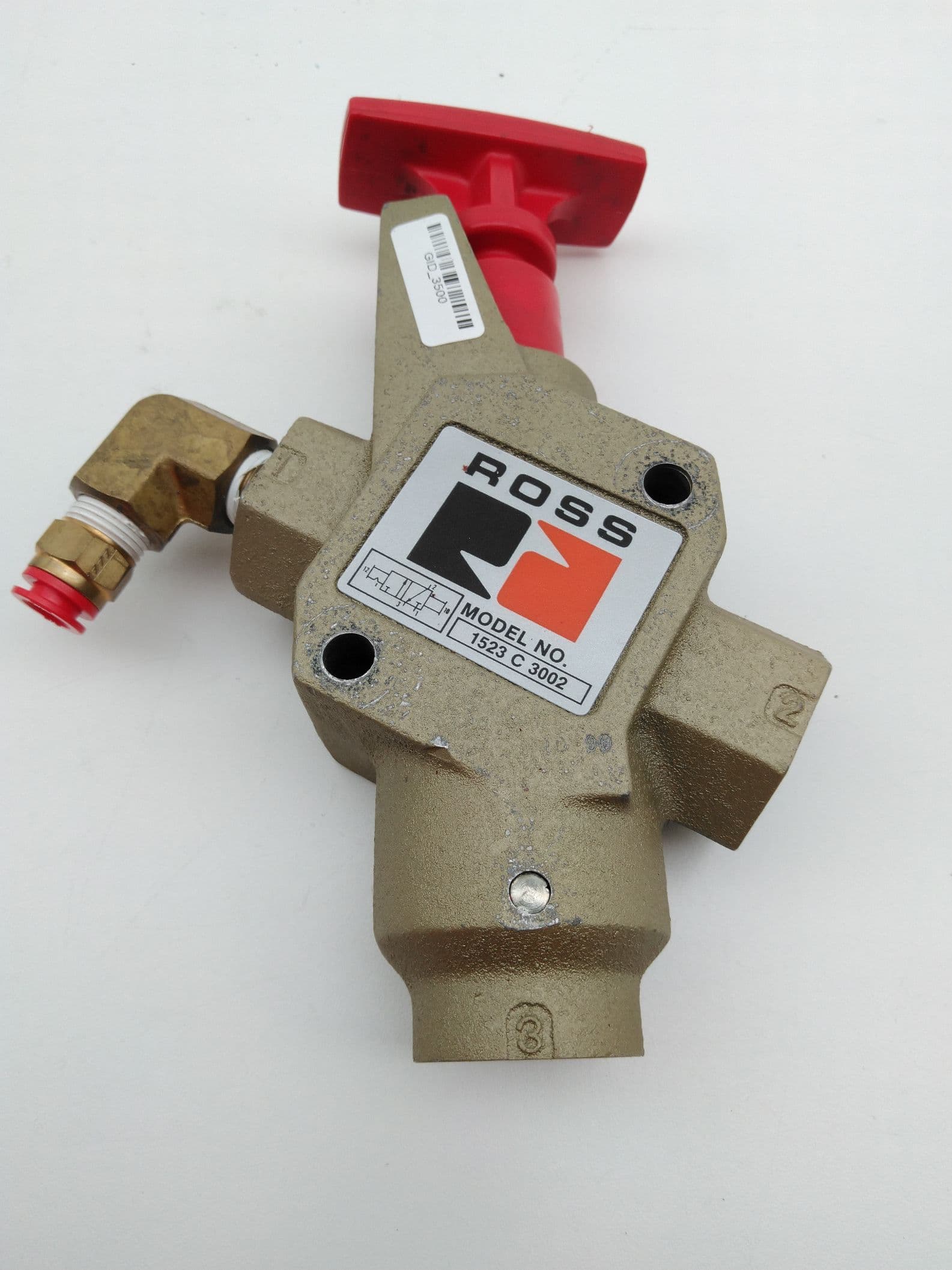 Ross Controls 1523 C 3002 1523-C-3002 Pressure Relief Valve, 3-Way