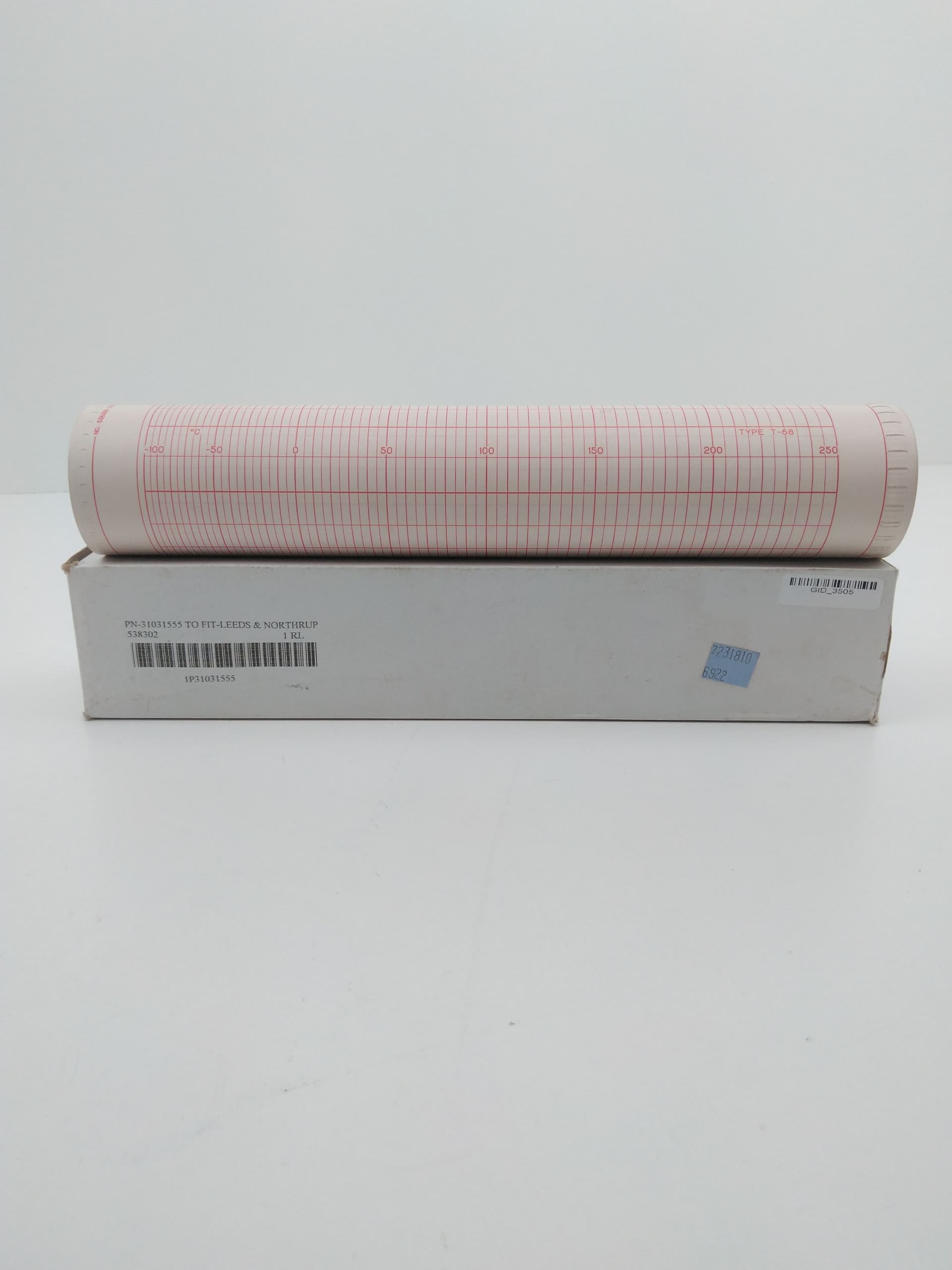 Leeds & Northrup 538302 Chart Paper, Type L&S, 31031555