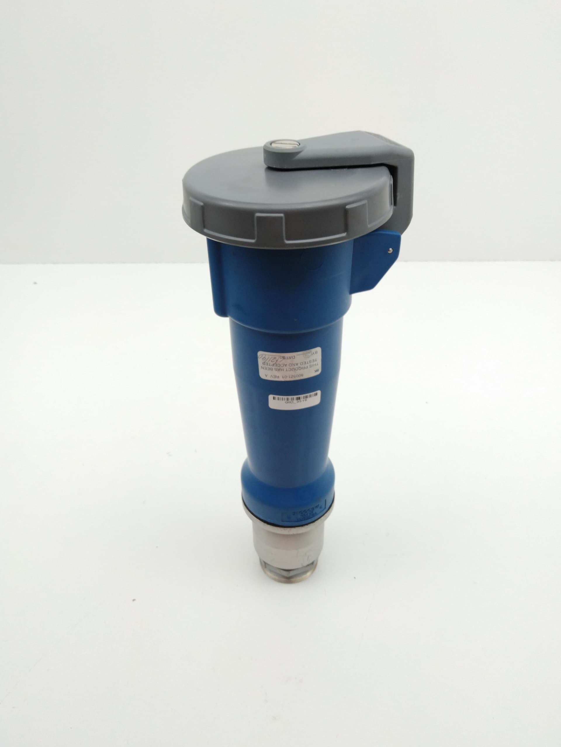 Hubbell 5100C9W Pin & Sleeve Plug, Watertight, 100A, 3Ph, 4P, 5Wire, 120/208VAC