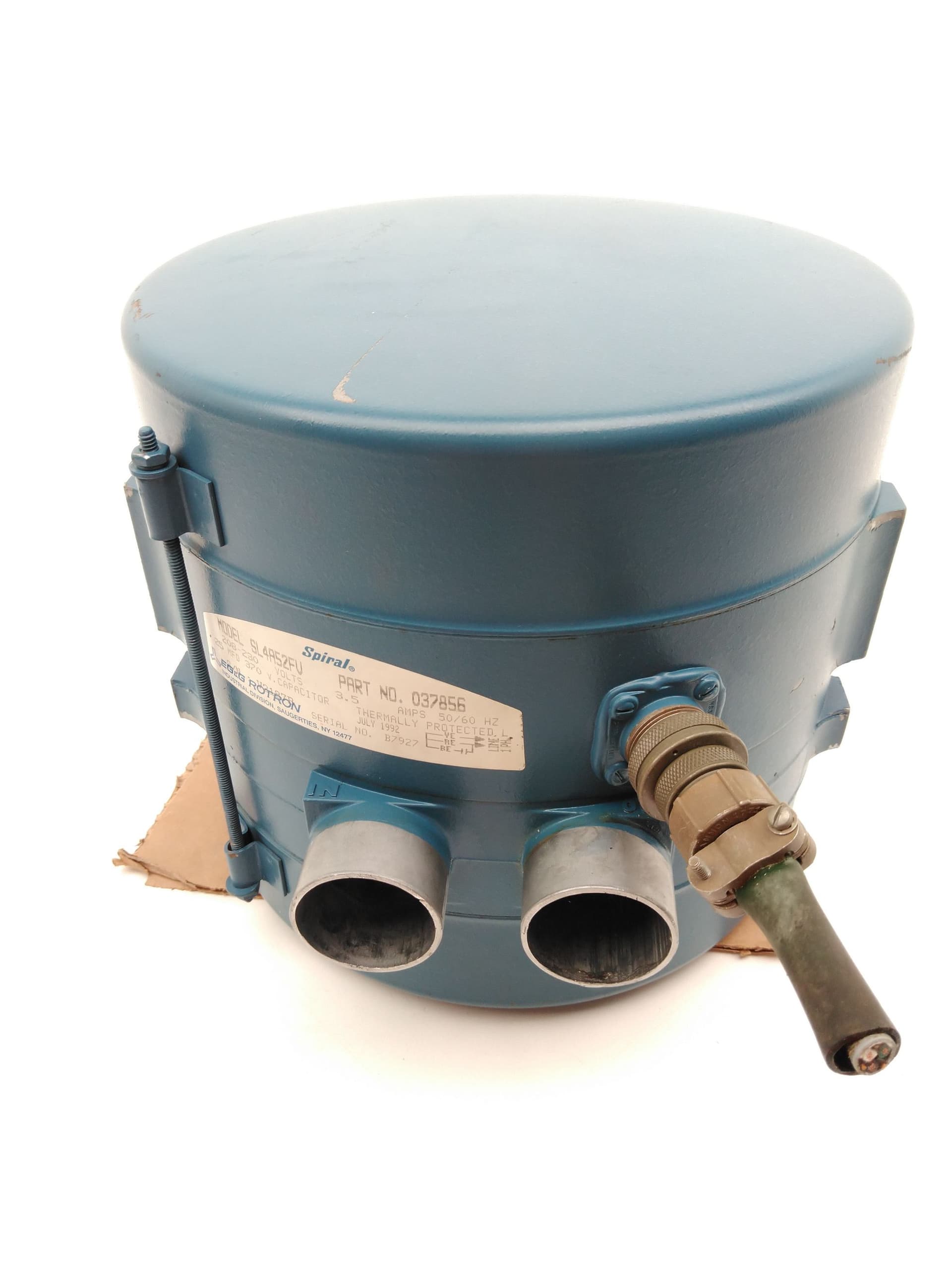 EG&G Rotron SL4A52FV Spiral Regenerative Blower, PN# 037856