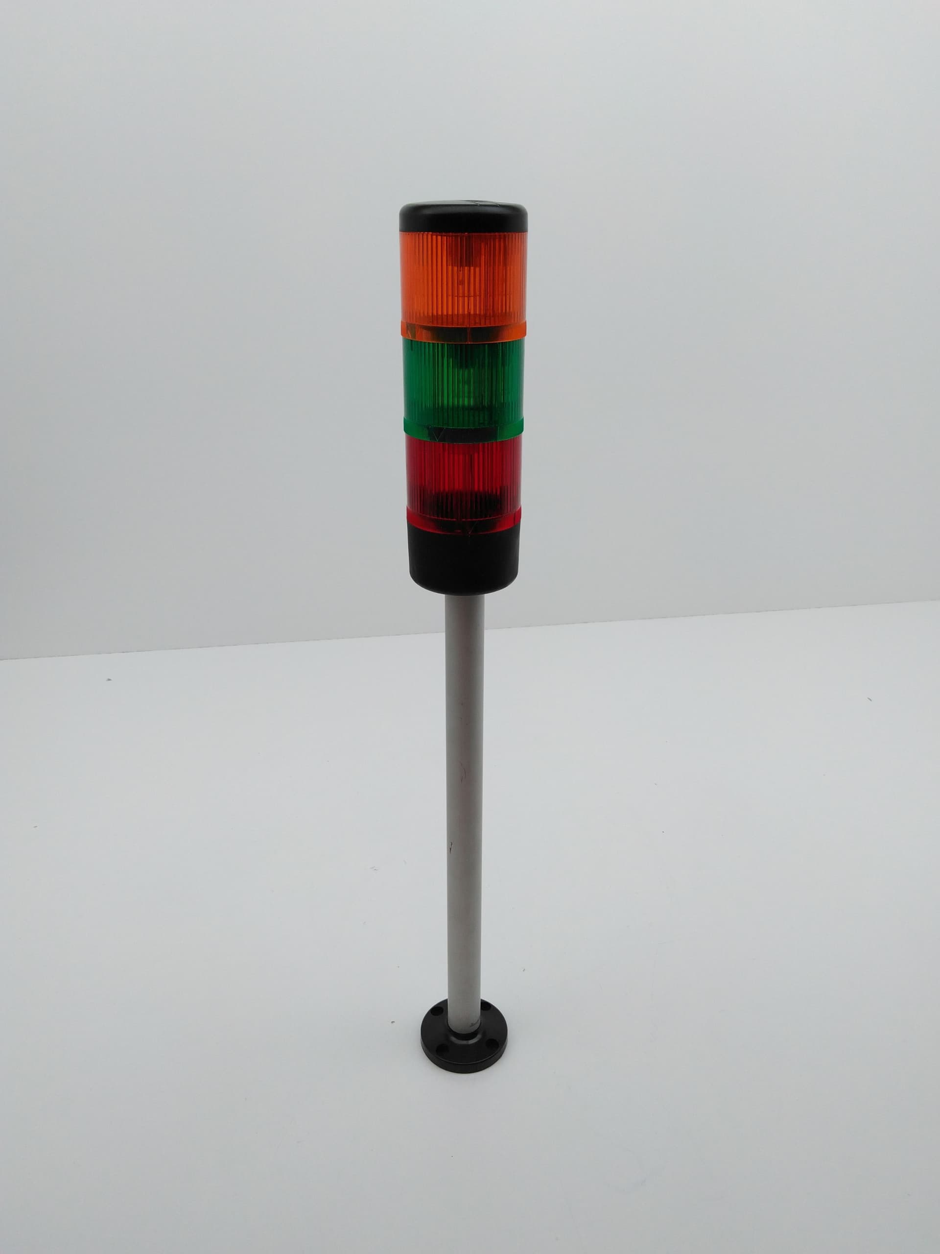 Telemecanique XVA-LC3 Stack Tower Light, Red, Green, Amber w/ 15" Base