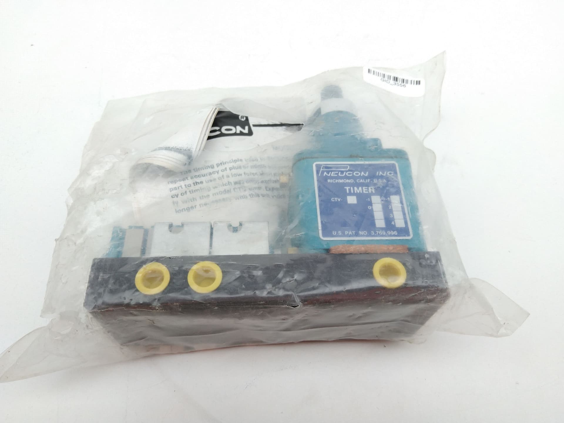 Pneucon CTV9O1 Pneumatic Timer, 5/2 Way Valve, 1/8"NPT, 1-15 Sec, CTV-9O-1