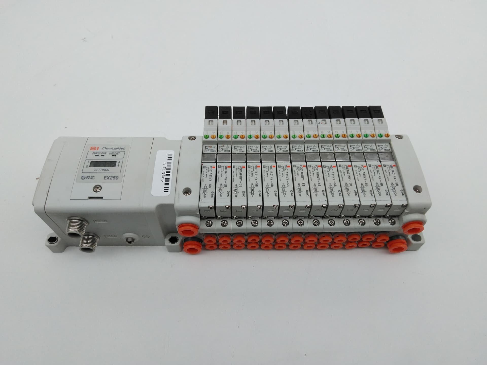 SMC EX250-SDN1 VQC1A01NY-5B 13-Solenoid Valve Manifold Assembly