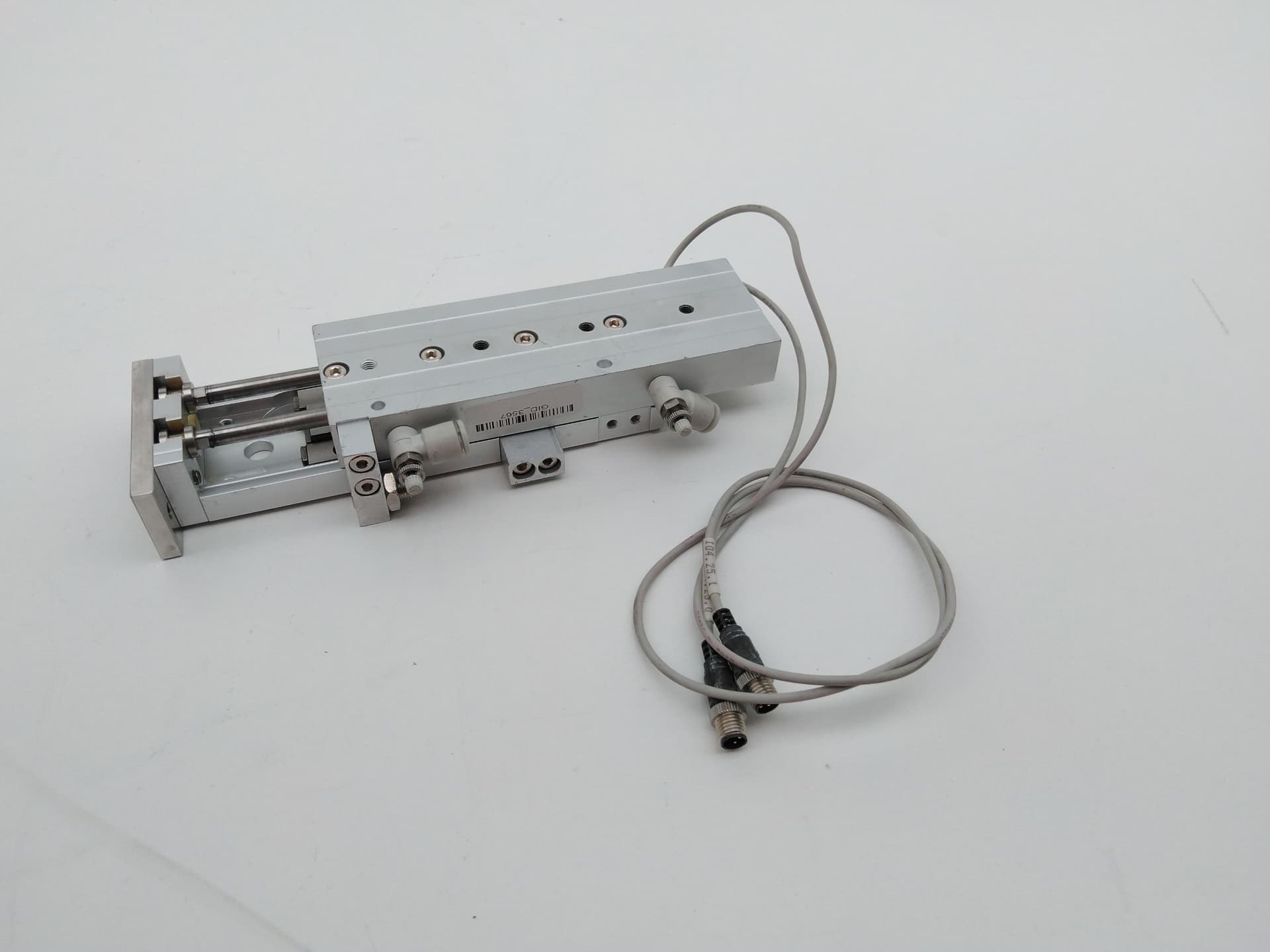SMC MXS12-75 Pneumatic Slide Table, D-F9P Reed Switch