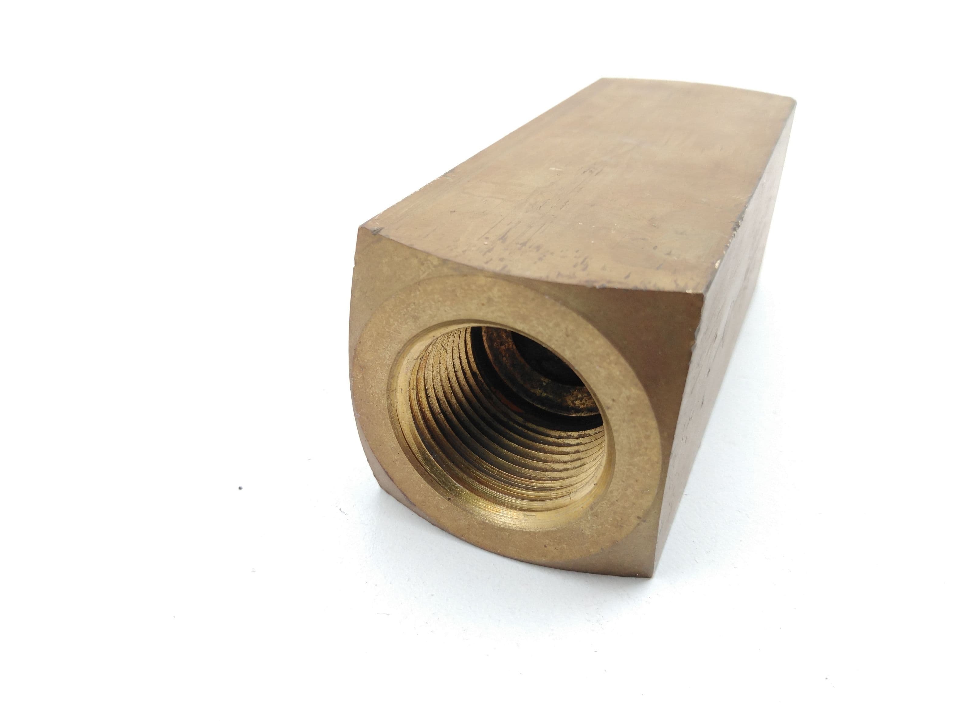 Parker C1200B Check Valve 3/4"NPT, Brass, Hydraulic, Water, Air, 25GPM, 2000PSI