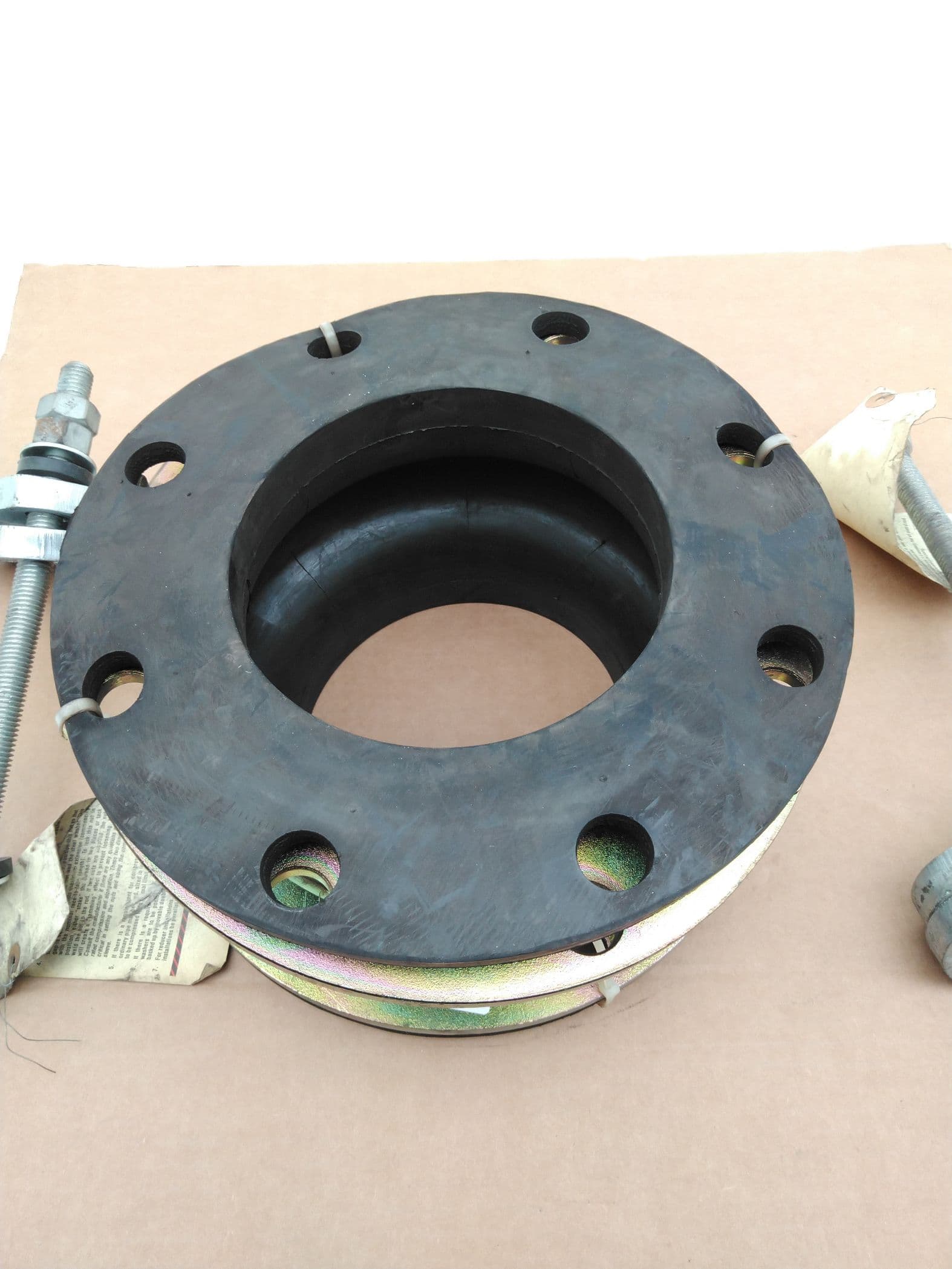Proco Products, Inc Style 261R Type EE Rubber Expansion Joint, 6" w/ Limit Rods