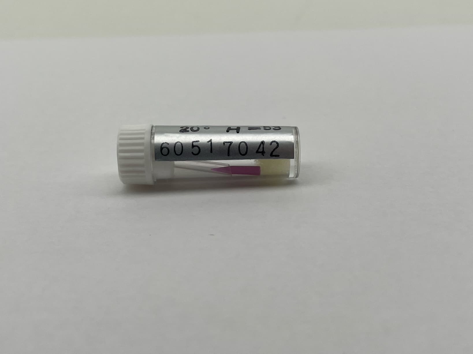 Orbray Co., Adamant Kogyo Precision Jewel Co. AD-1-56 Ruby Capillary 20º, H=53