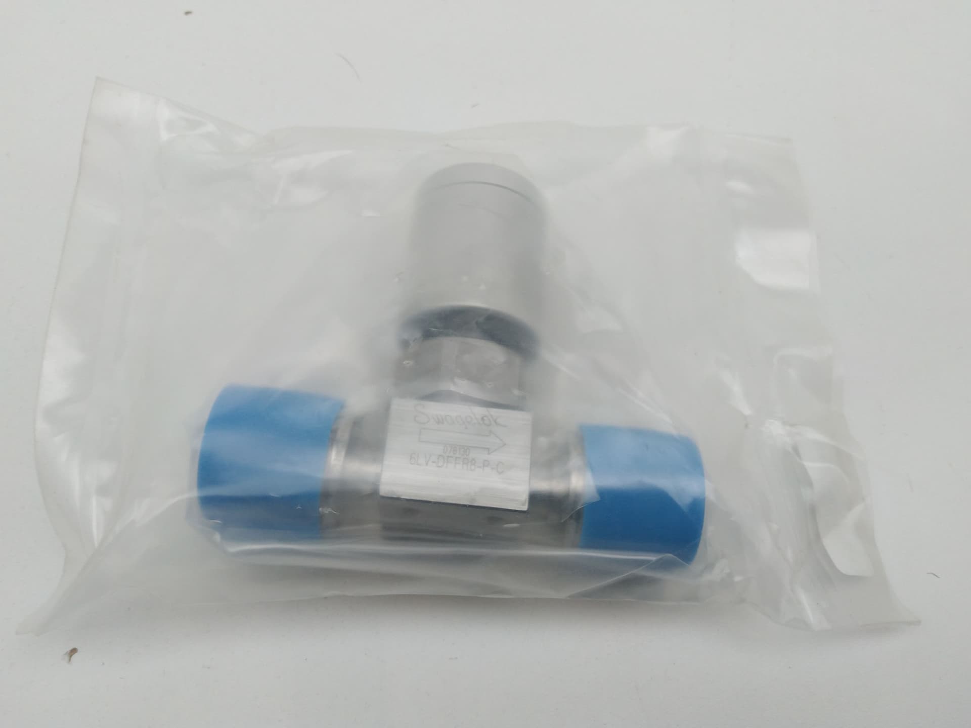 Swagelok 6LV-DFFR8-P-C UHP High Flow Diaphragm Sealed Valve, 316L, 1/2" VCR