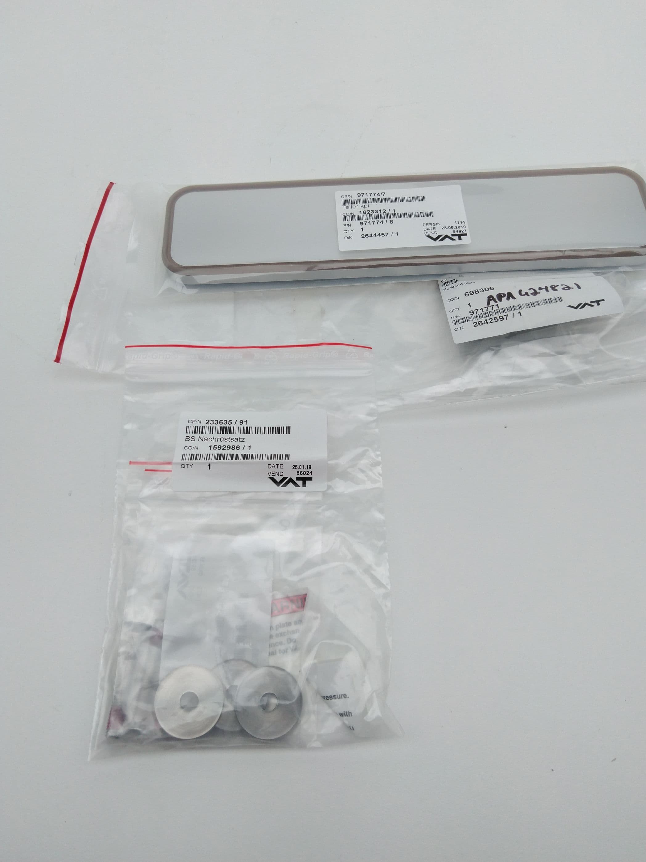 VAT 971771 Valve plate kit