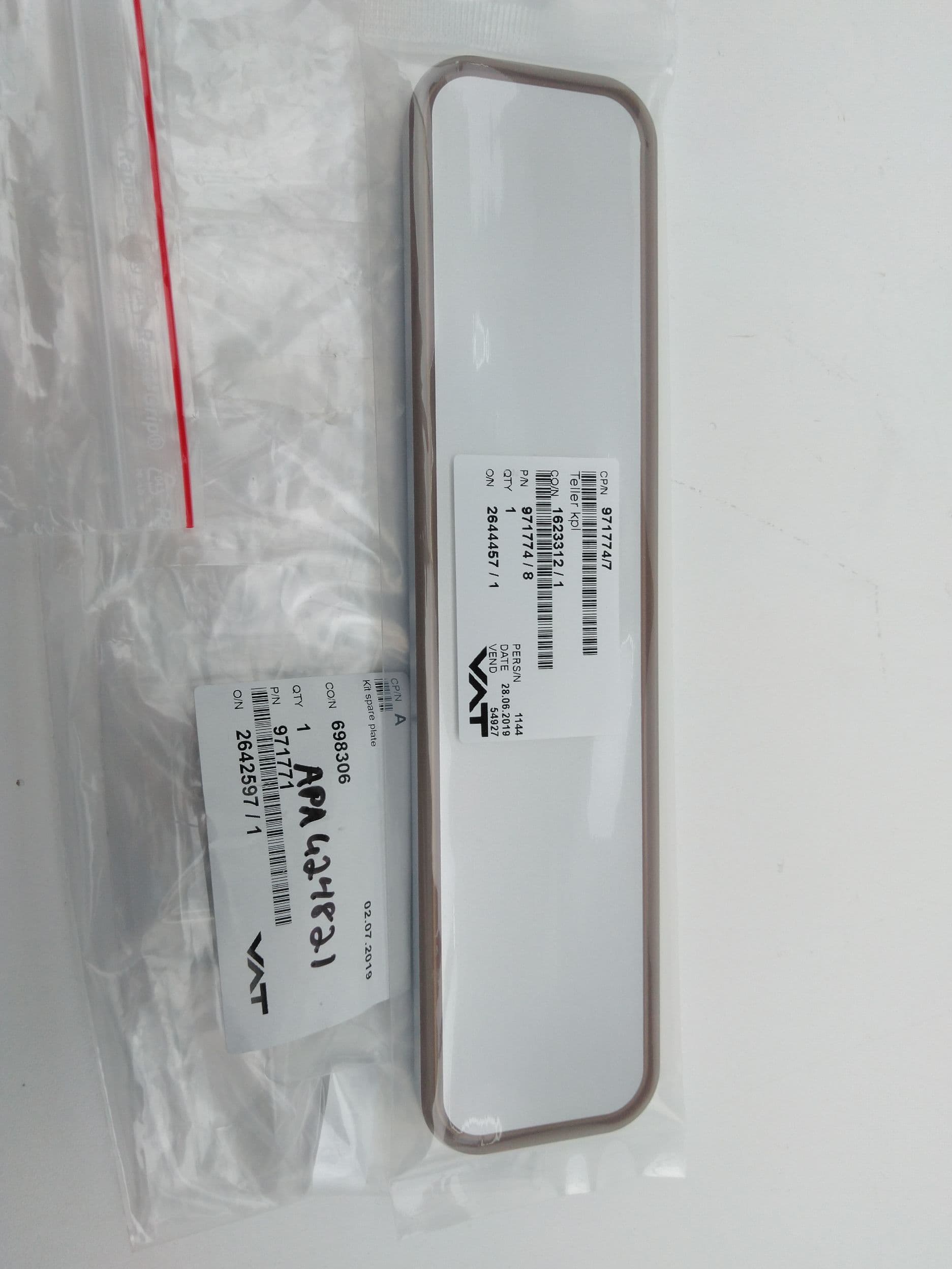 VAT 971771 Valve plate kit