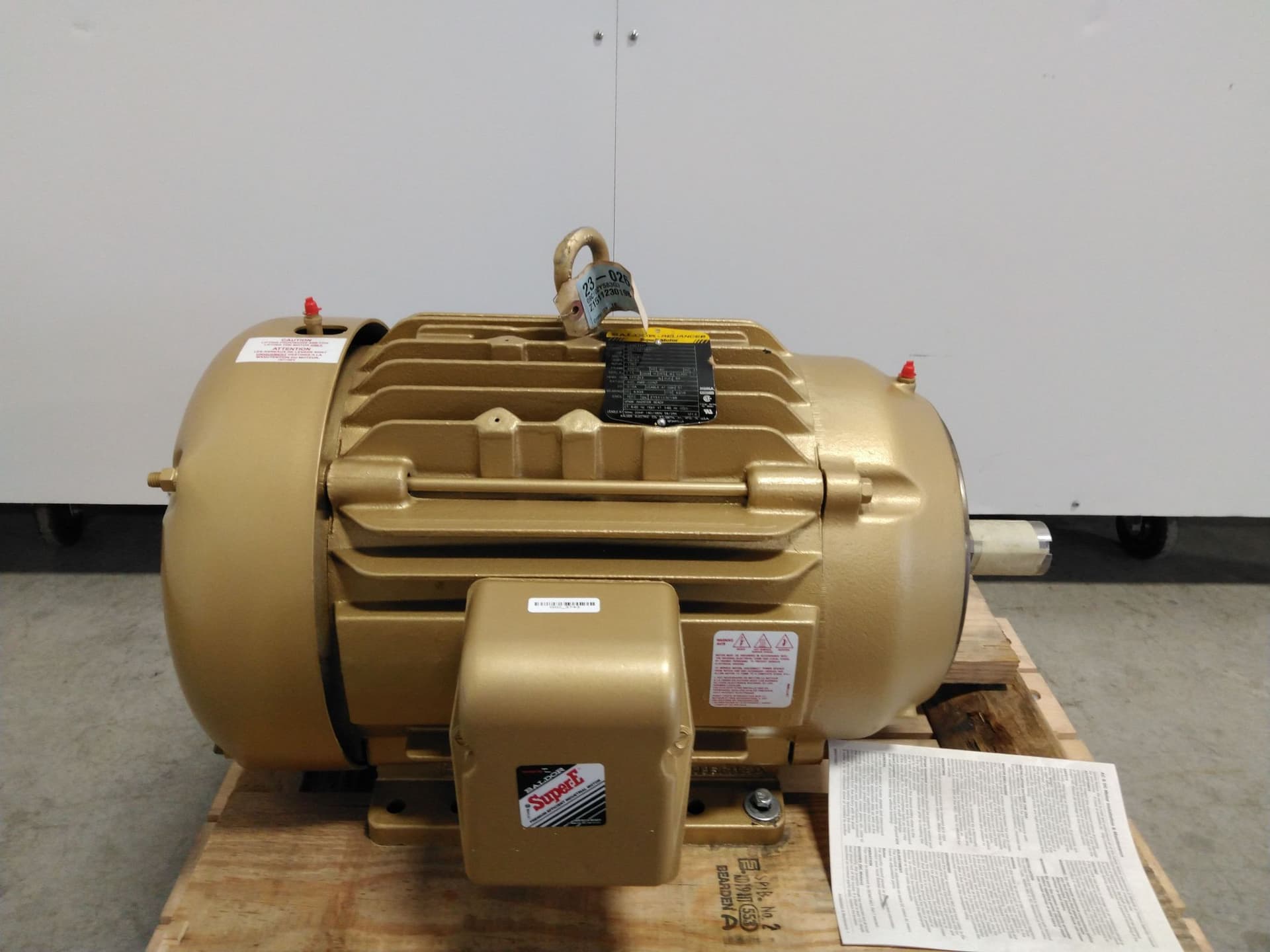 Baldor CEM2334T Super-E TEFC Motor,20HP, 230/460VAC, 3PH, 1765RPM