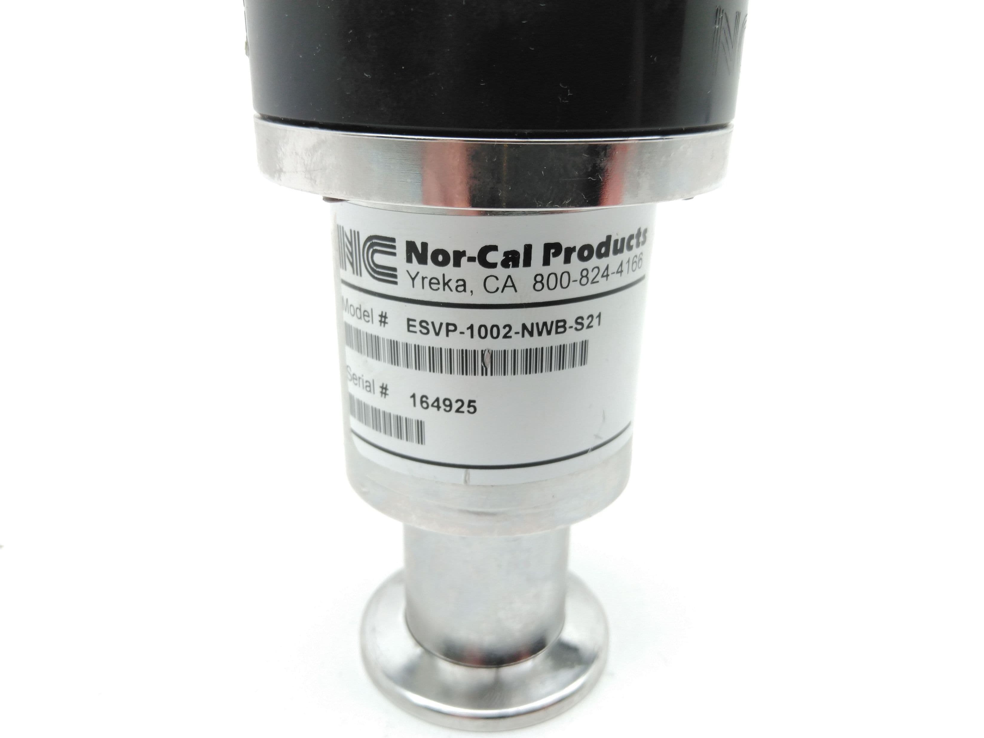 Nor-Cal ESVP-1002-NWB-S21 Right Angle Pneumatic Isolation Valve, KF-25 / NW-25