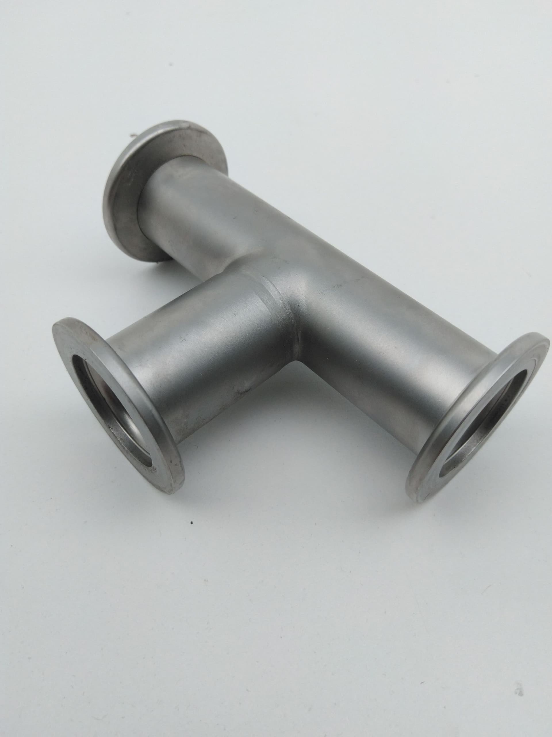 Unbranded KF-25 Tee Vacuum Fitting, Stainless Steel