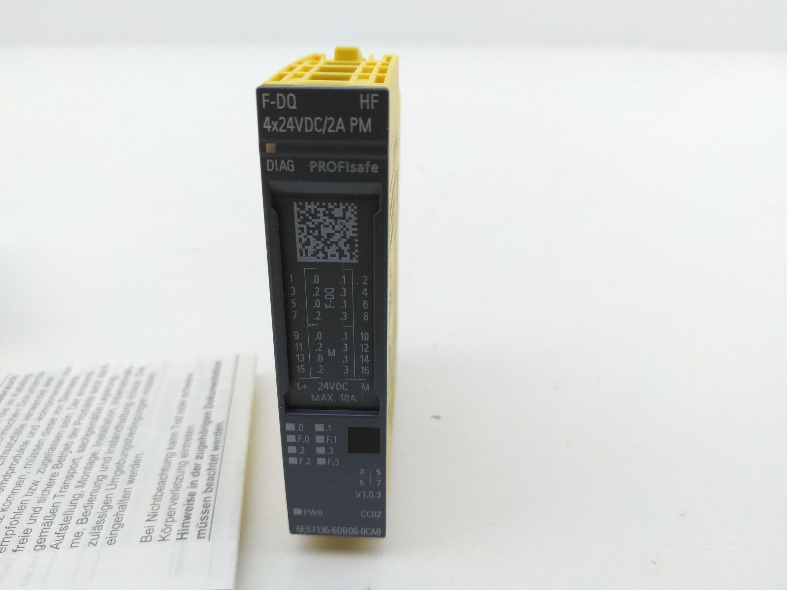 Siemens 6ES7136-6DB00-0CA0 SIMATIC DP, Digital Output Module ET 200SP