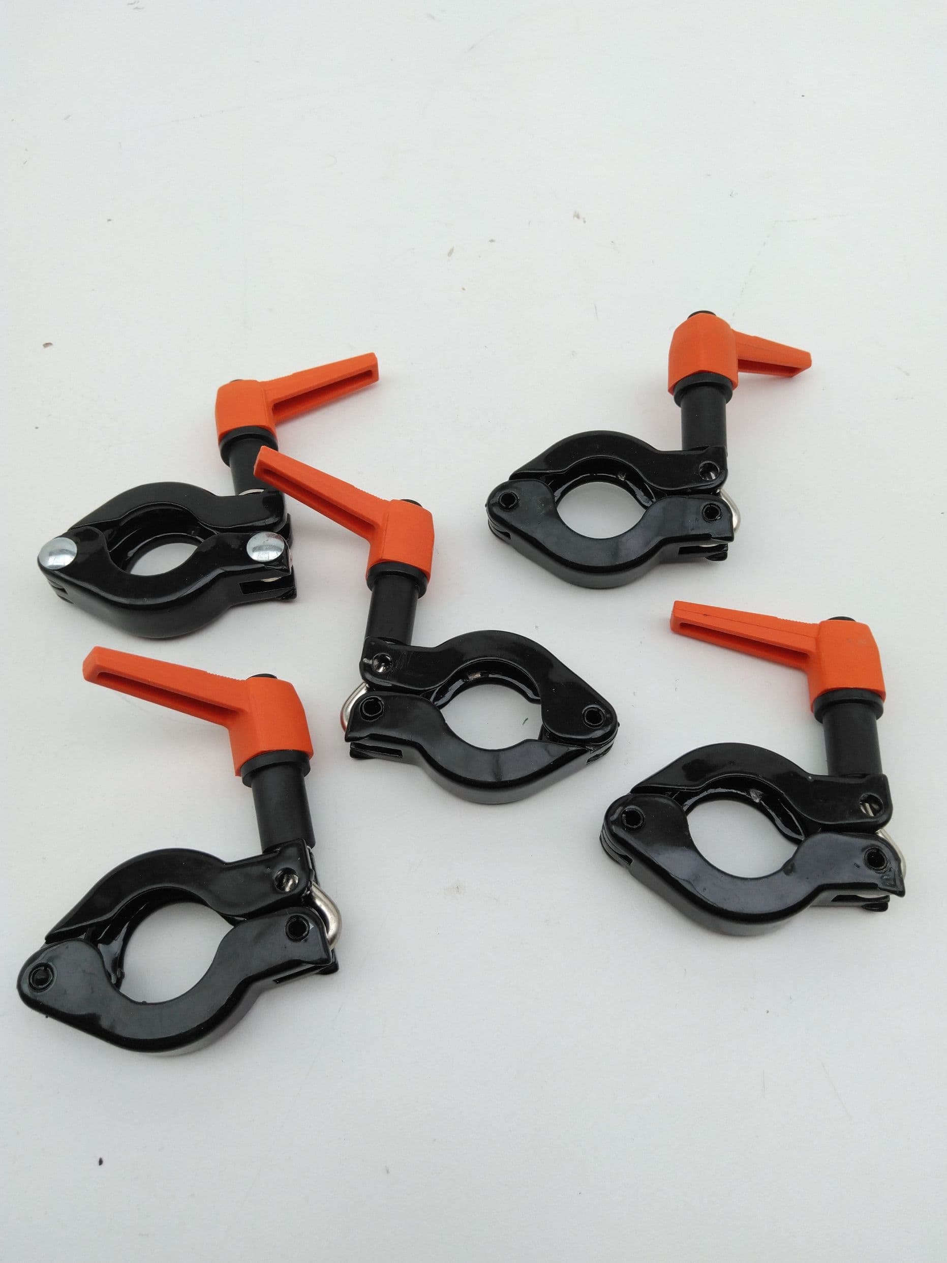 Unbranded KF-16 NW-16 Quick Clamp with Ratchet Closure, Aluminum - Lot of 5