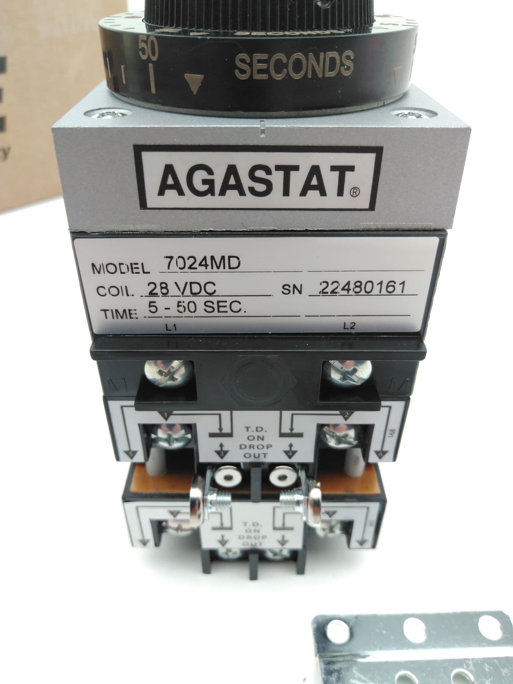 Agastat, TE Connectivity 7024MD Time Delay Relay,