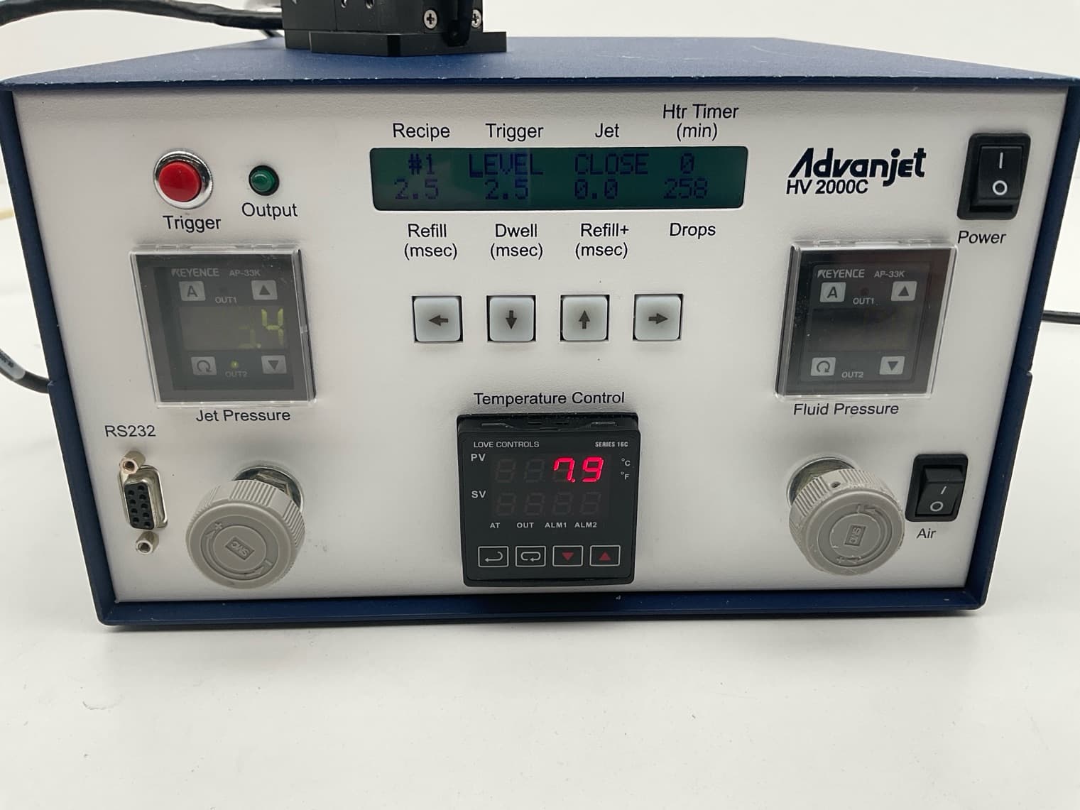 Advanjet (Graco) HV 2000C, HV 2000 Non Contact Jet Dispenser w/controller