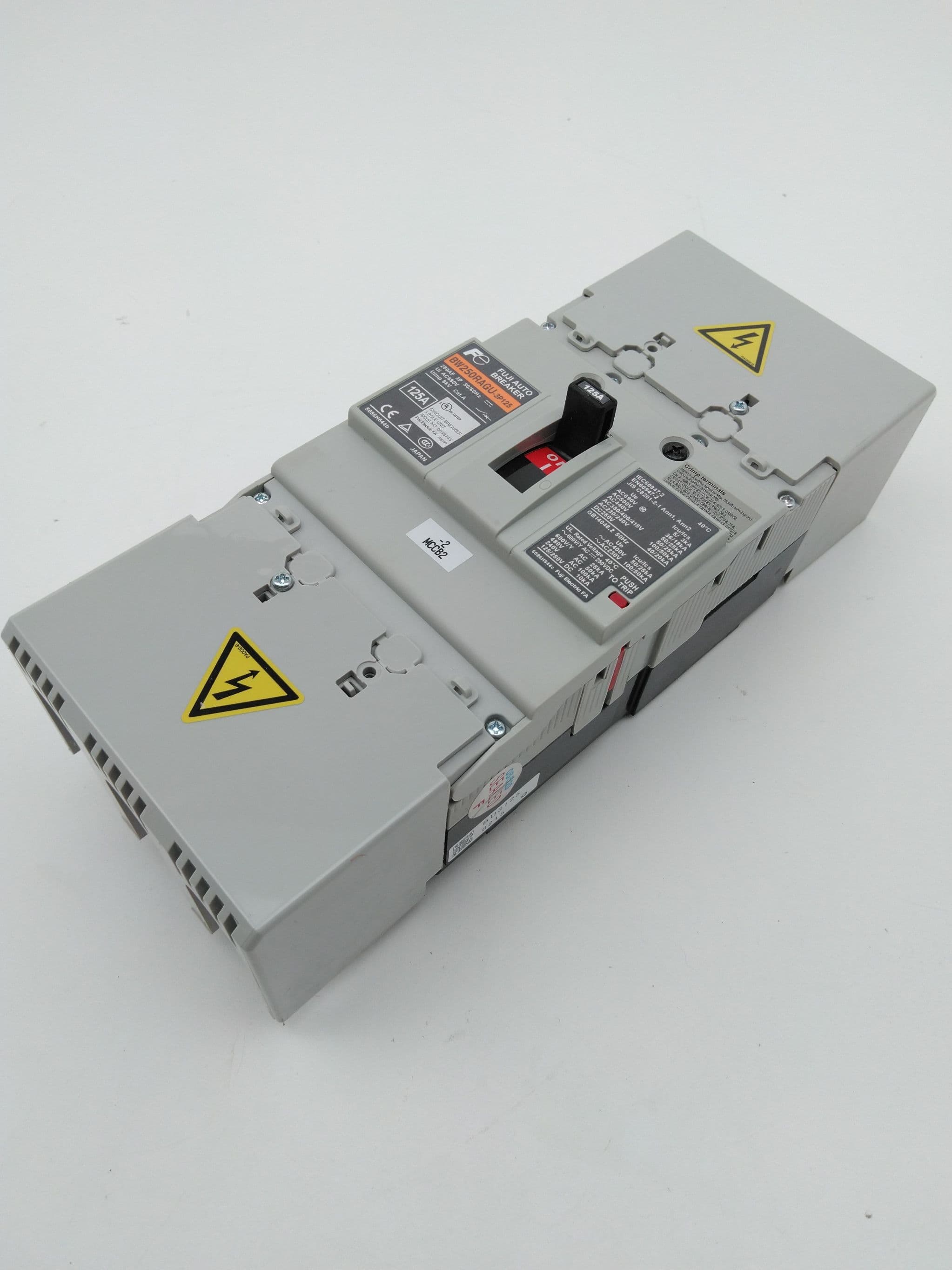 Fuji Electric BW250RAGU-3P125 Circuit Breaker, 3P, 125A, 690VAC