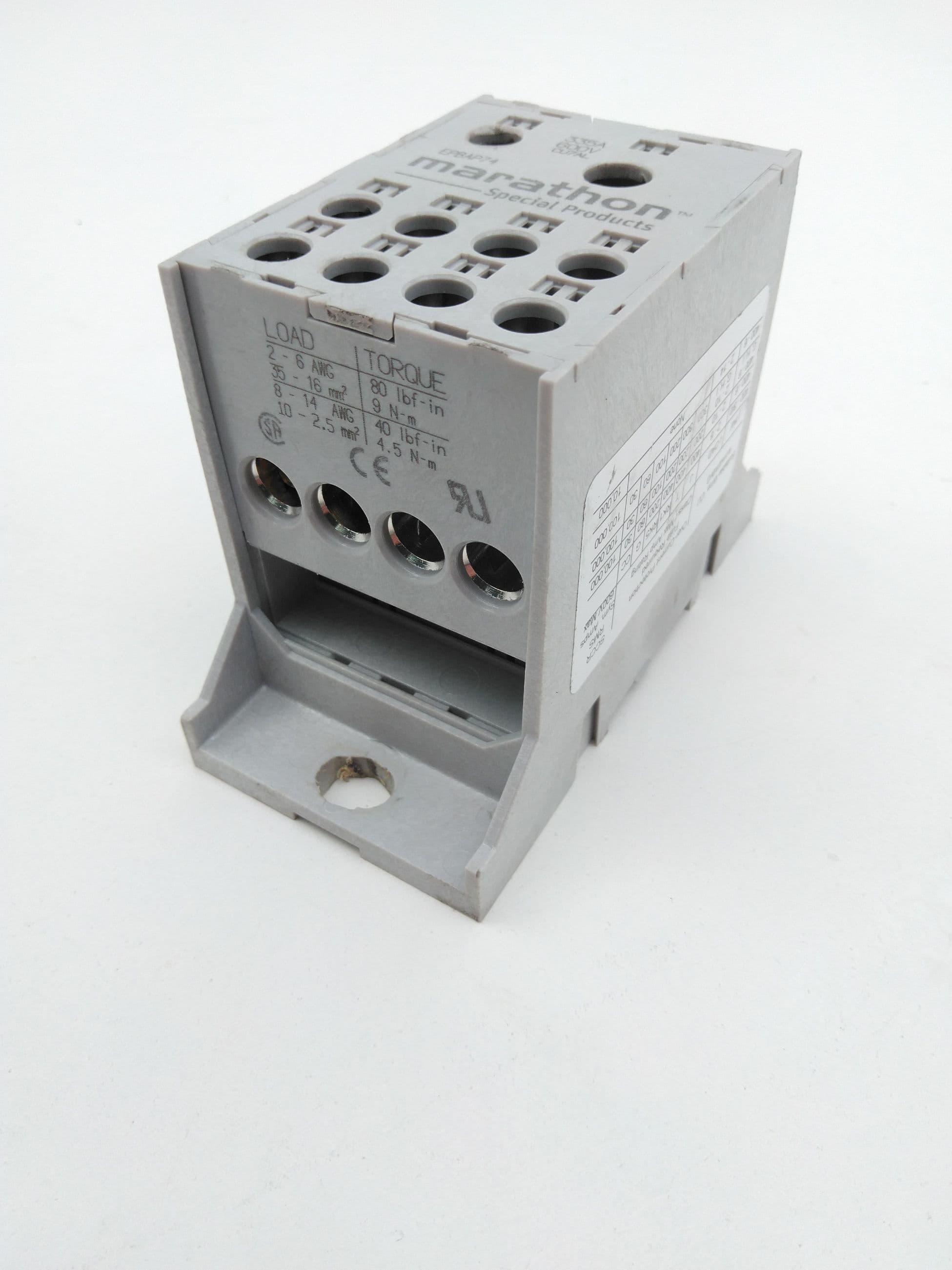Marathon Special Products EPBAP74 Terminal Block, 335A, 600V