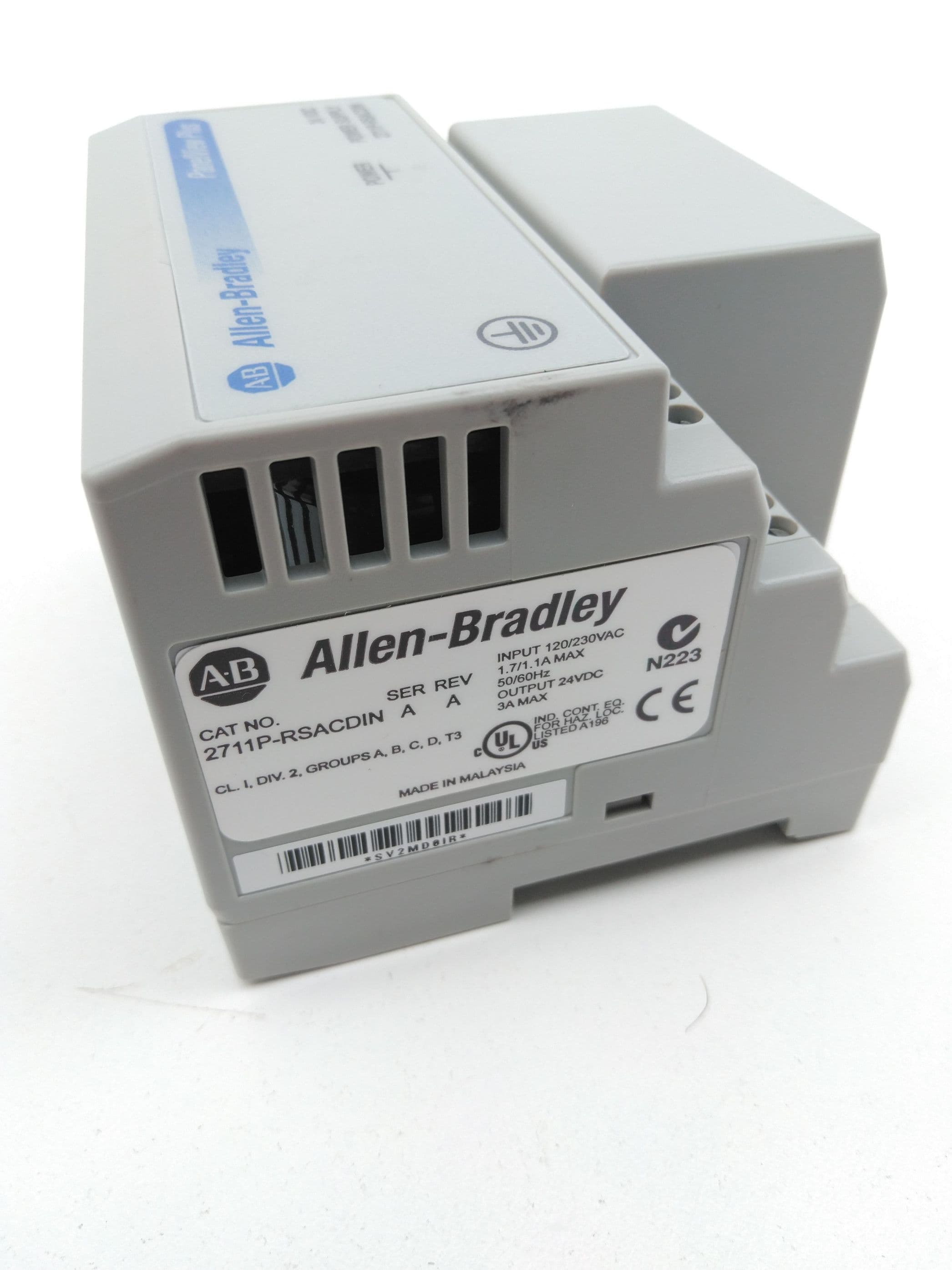 Allen-Bradley 2711P-RSACDIN Ser A Rev A 24VDC PanelView Plus Power Supply