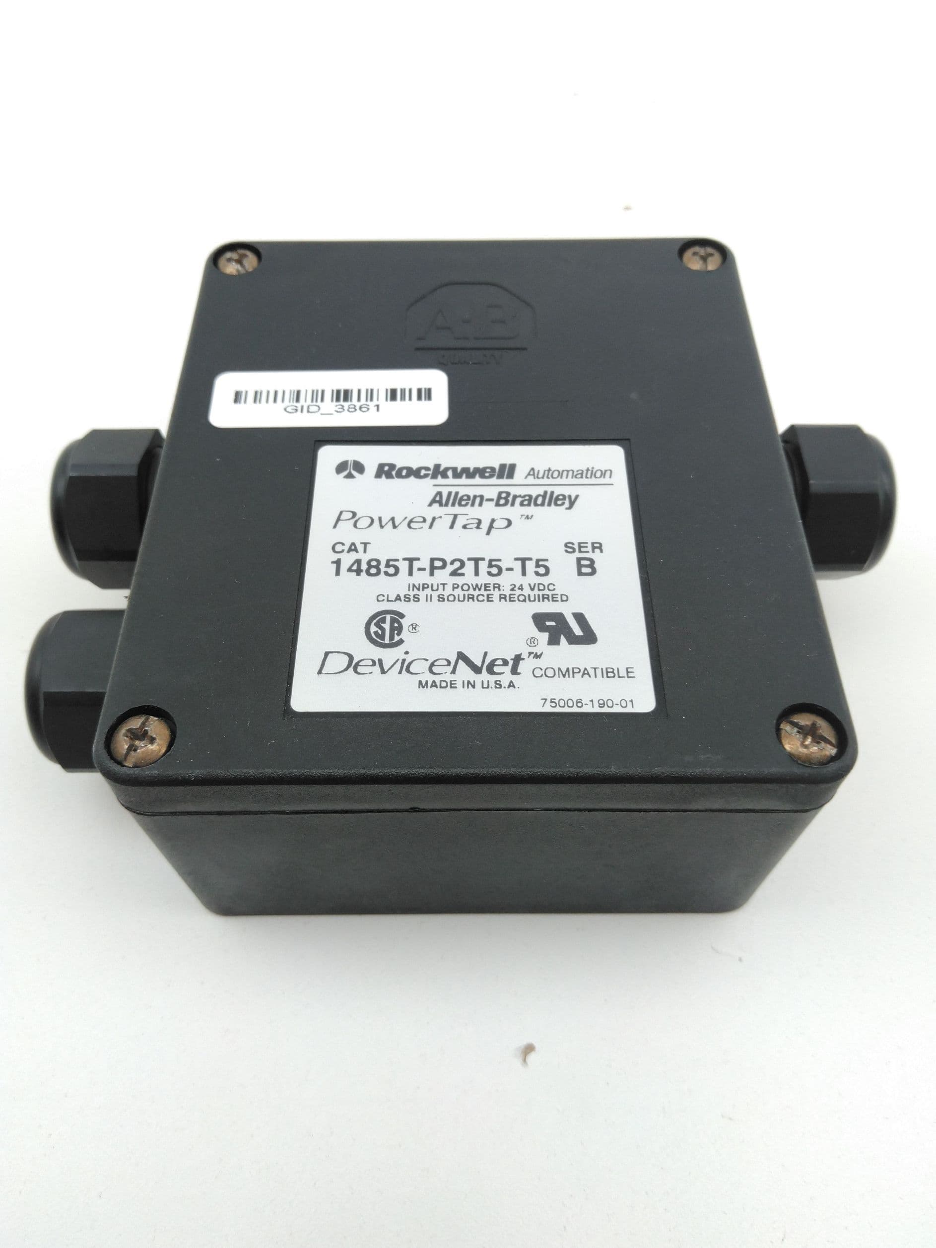 Allen-Bradley 1485T-P2T5-T5 Ser B Power Tap ,Device Net