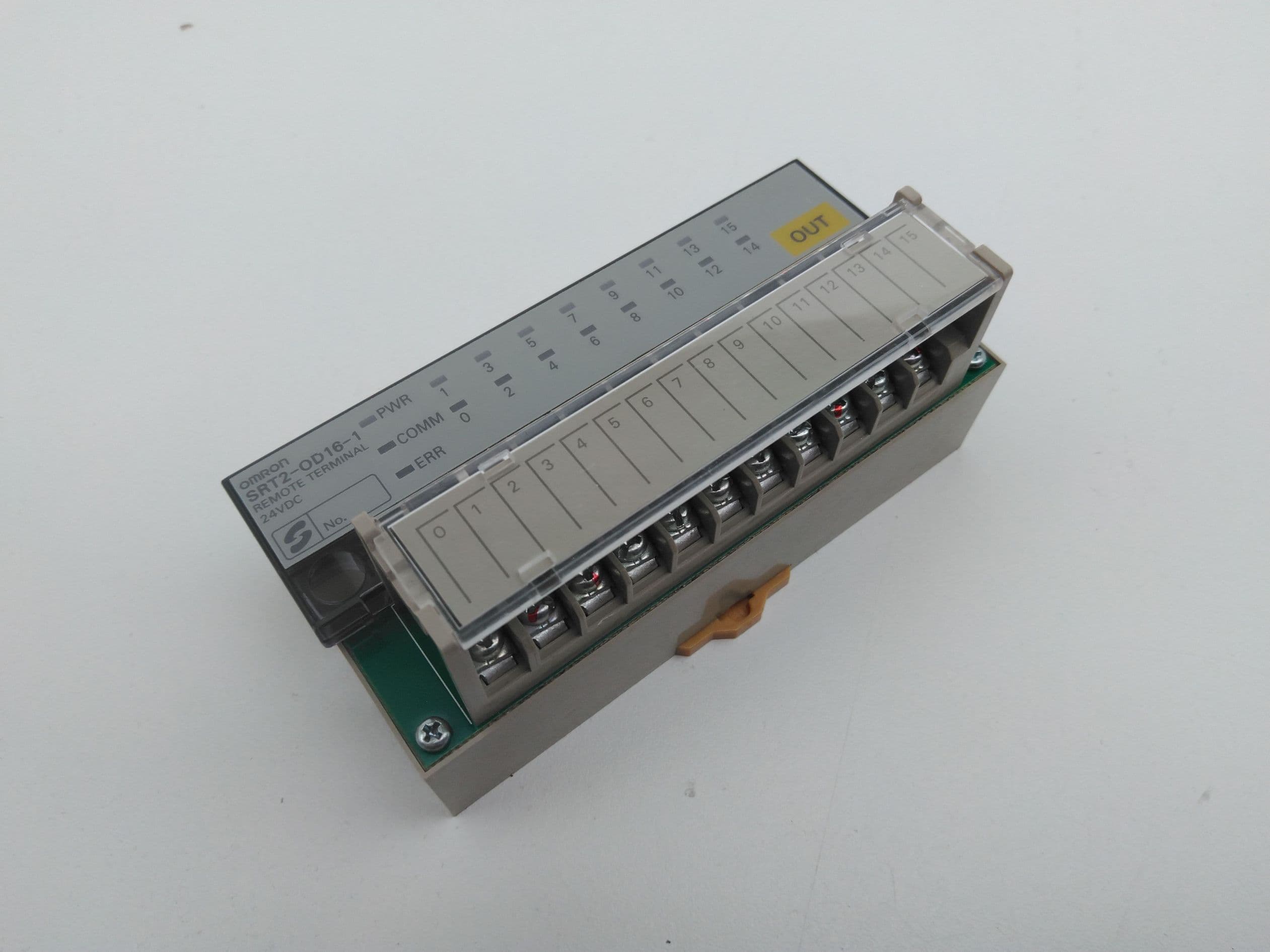 Omron SRT2-OD16-1 Remote I/O Terminal, 16 Outputs, PNP, 24VDC