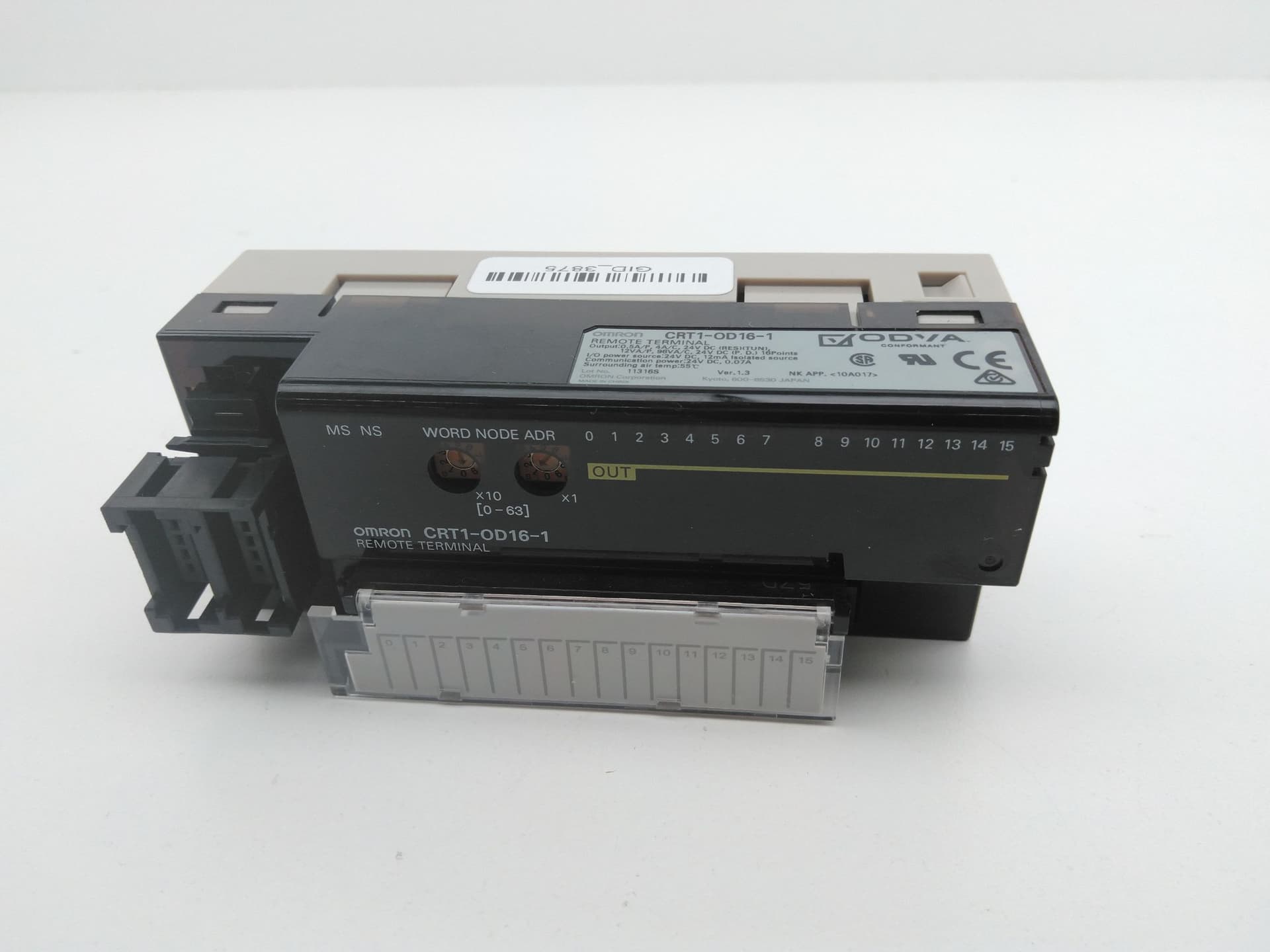 Omron CRT1-OD16-1 Remote Terminal Output Unit, 24VDC