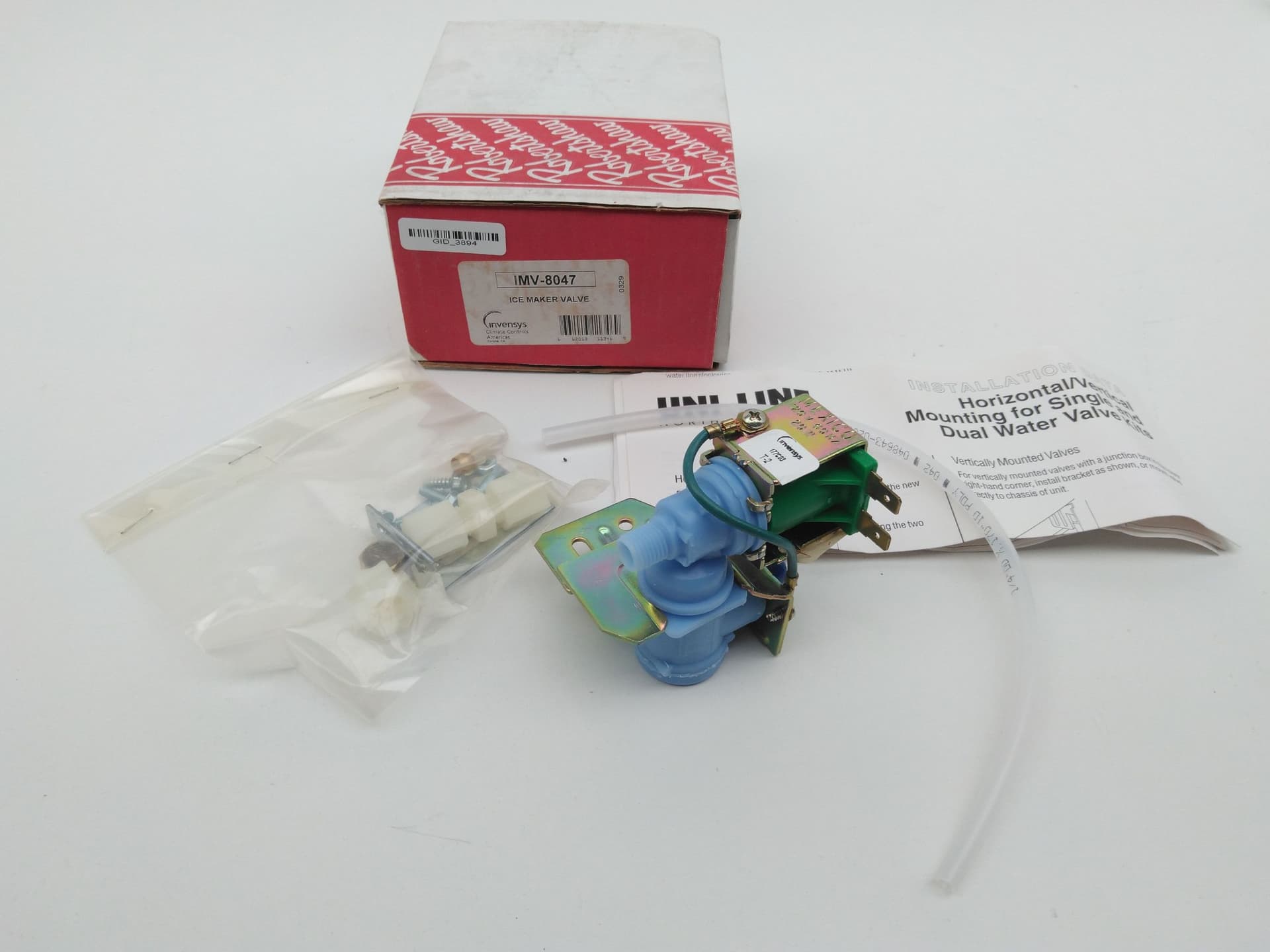 Robertshaw/ Invensys IMV-8047 Ice maker Valve