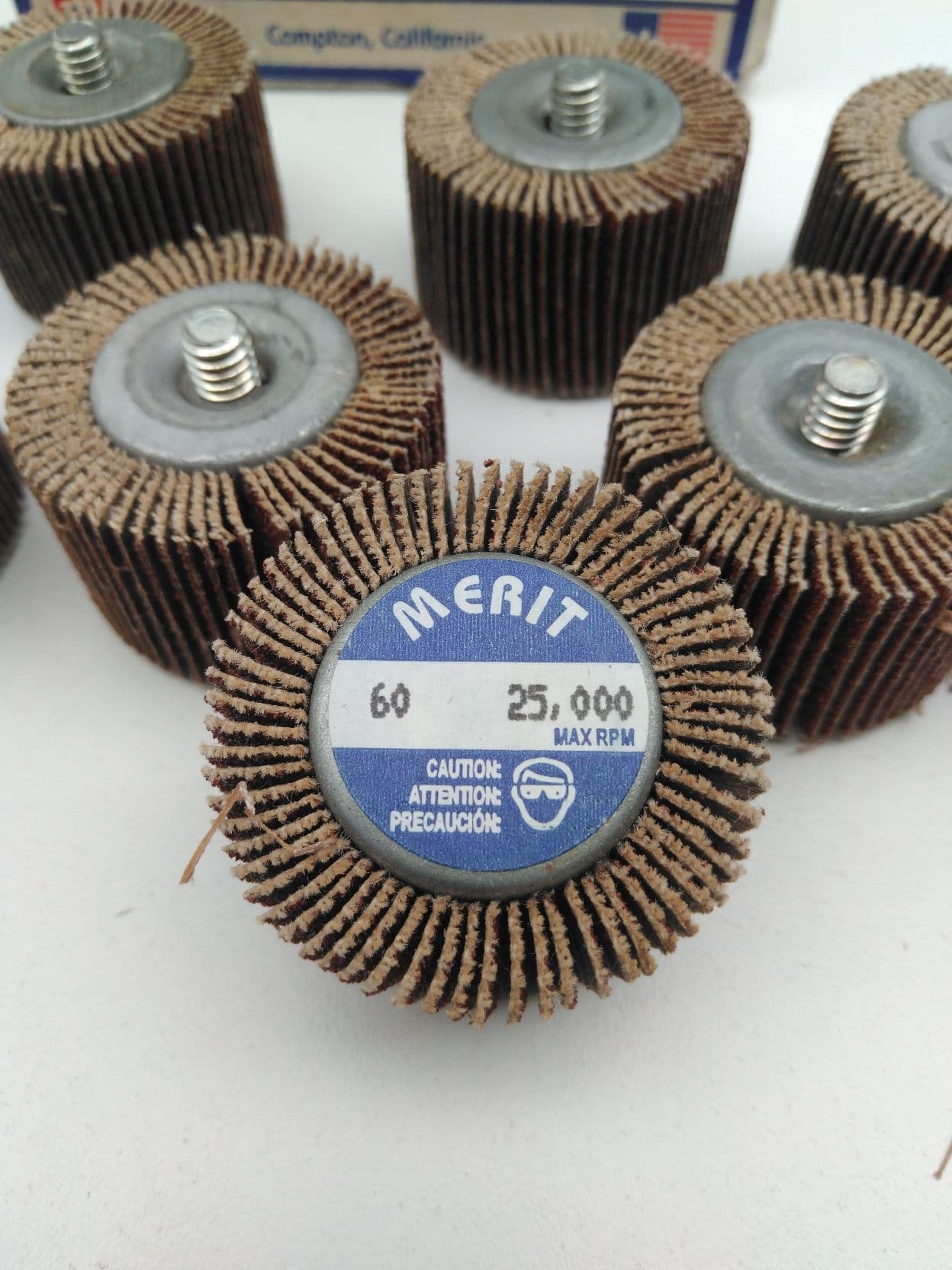 Merit Abrasives MW GOF XX-1510 (32015) Flap wheel, 60 grit 1.675" x 1", 27K rpm
