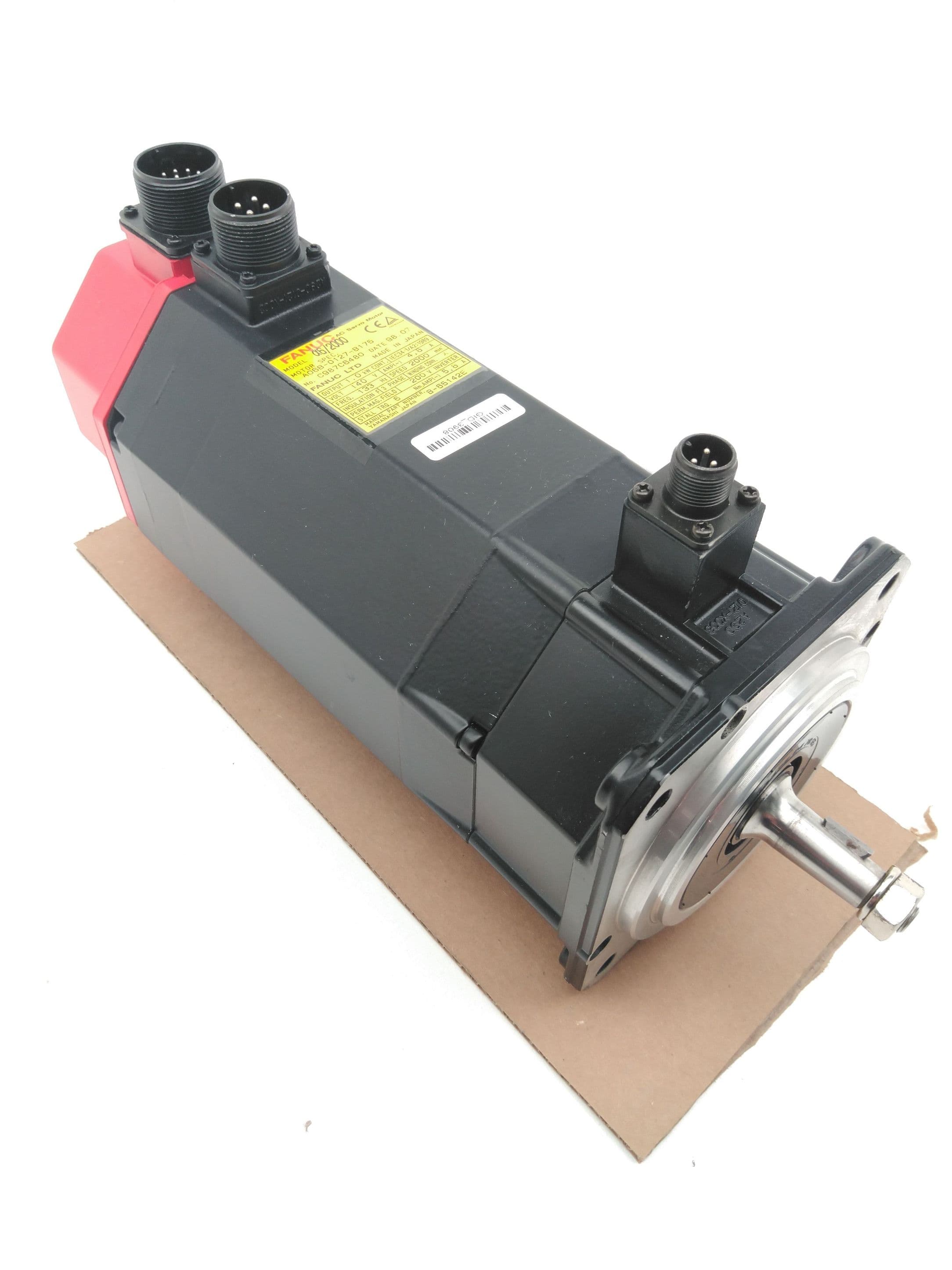 Fanuc 6/2000 A06B-0127-B175 AC Servo Motor 1.0kW