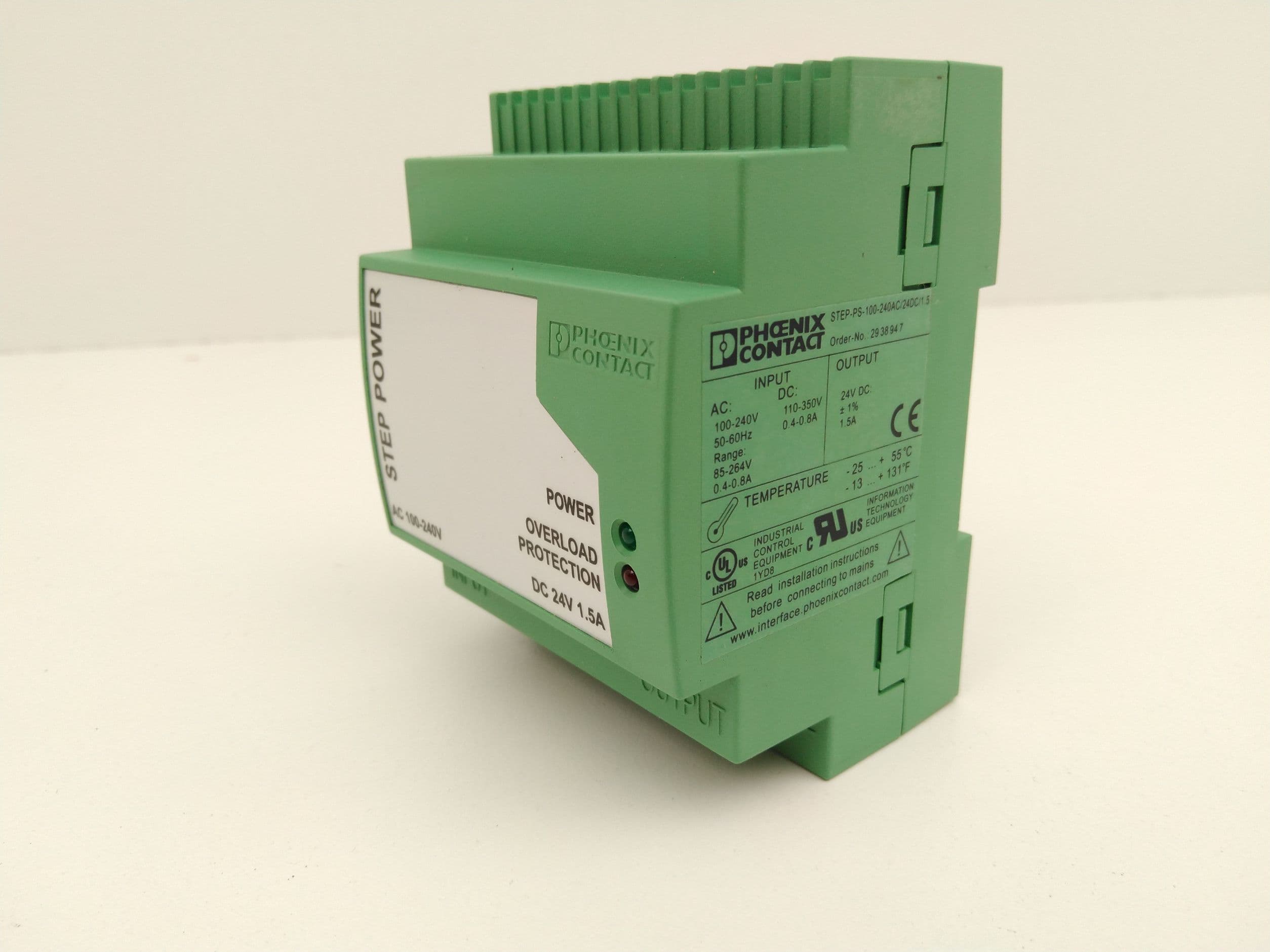 Phoenix Contact Step-PS-100-240AC/24DC/1.5 24VDC Step Power Supply