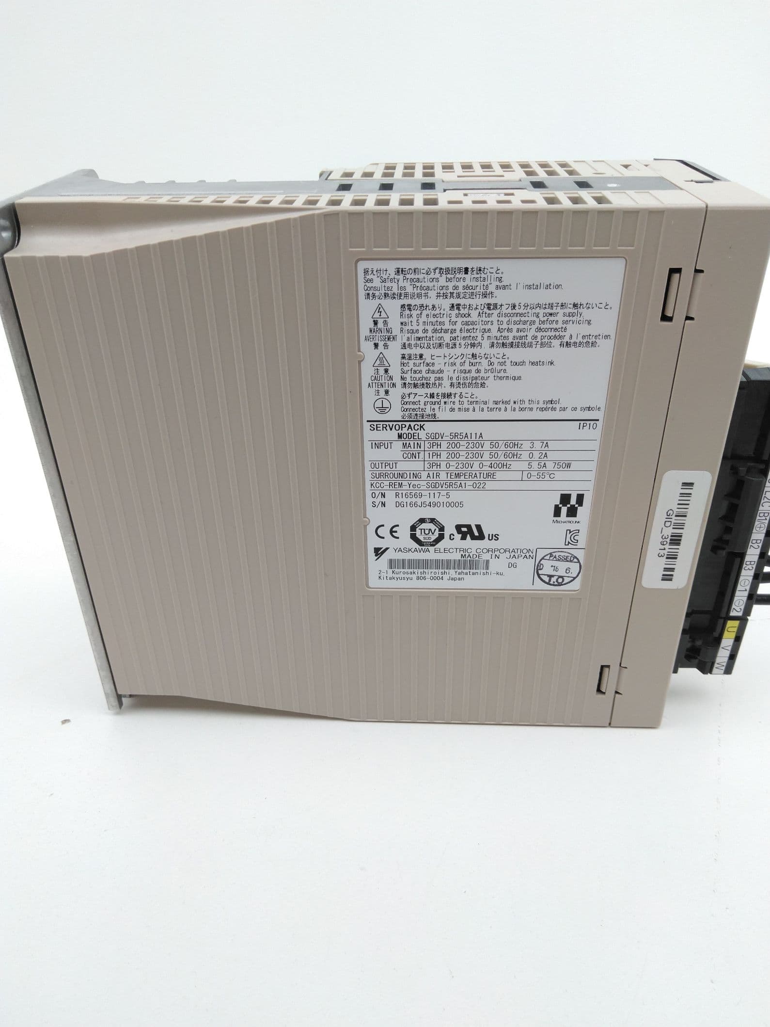 Yaskawa SGDV-5R5A11A ServoPack AC Servo Drive