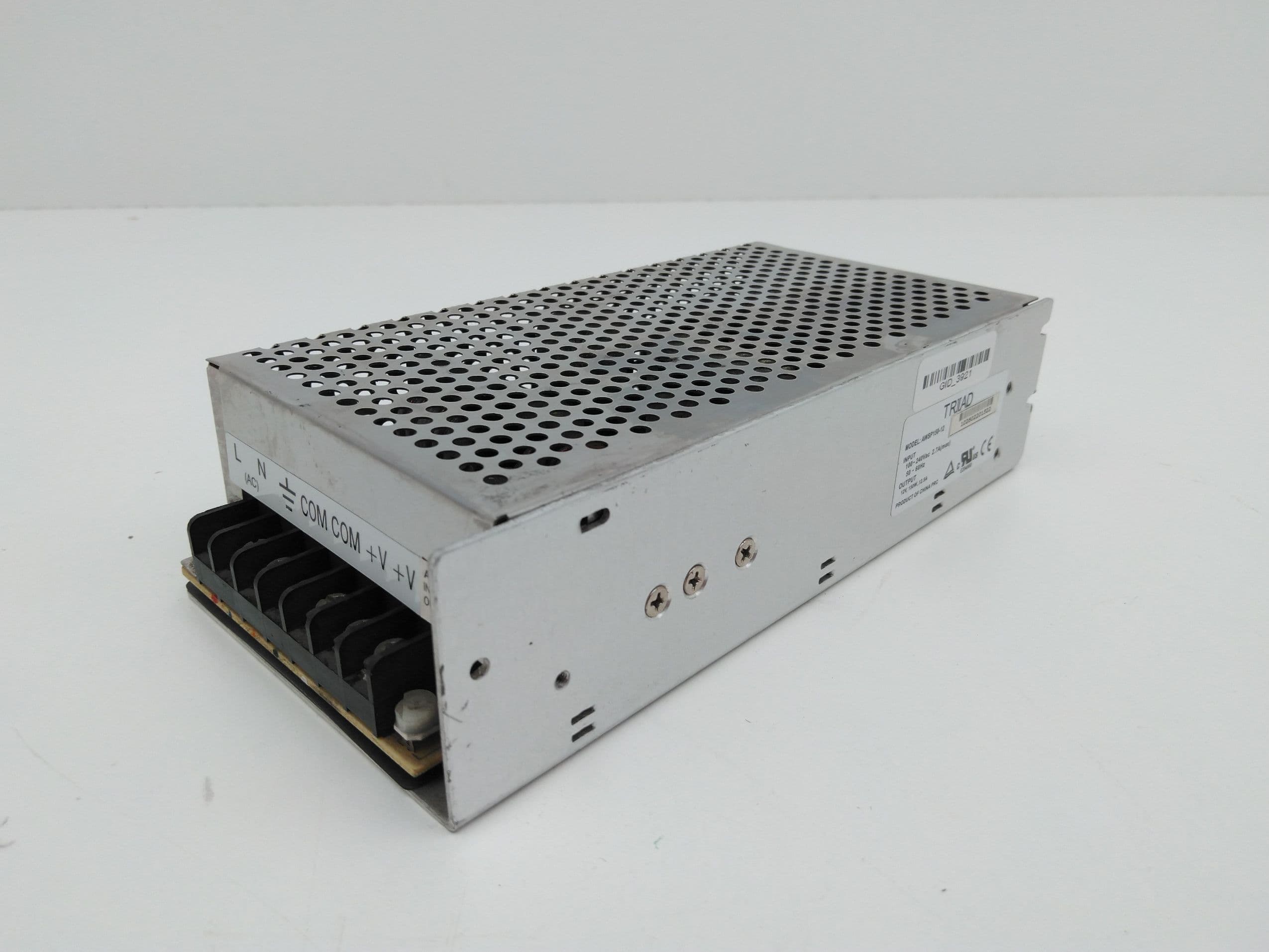 Triad Magnetics AWSP150-12 Power supply , 12VDC, 150Watt