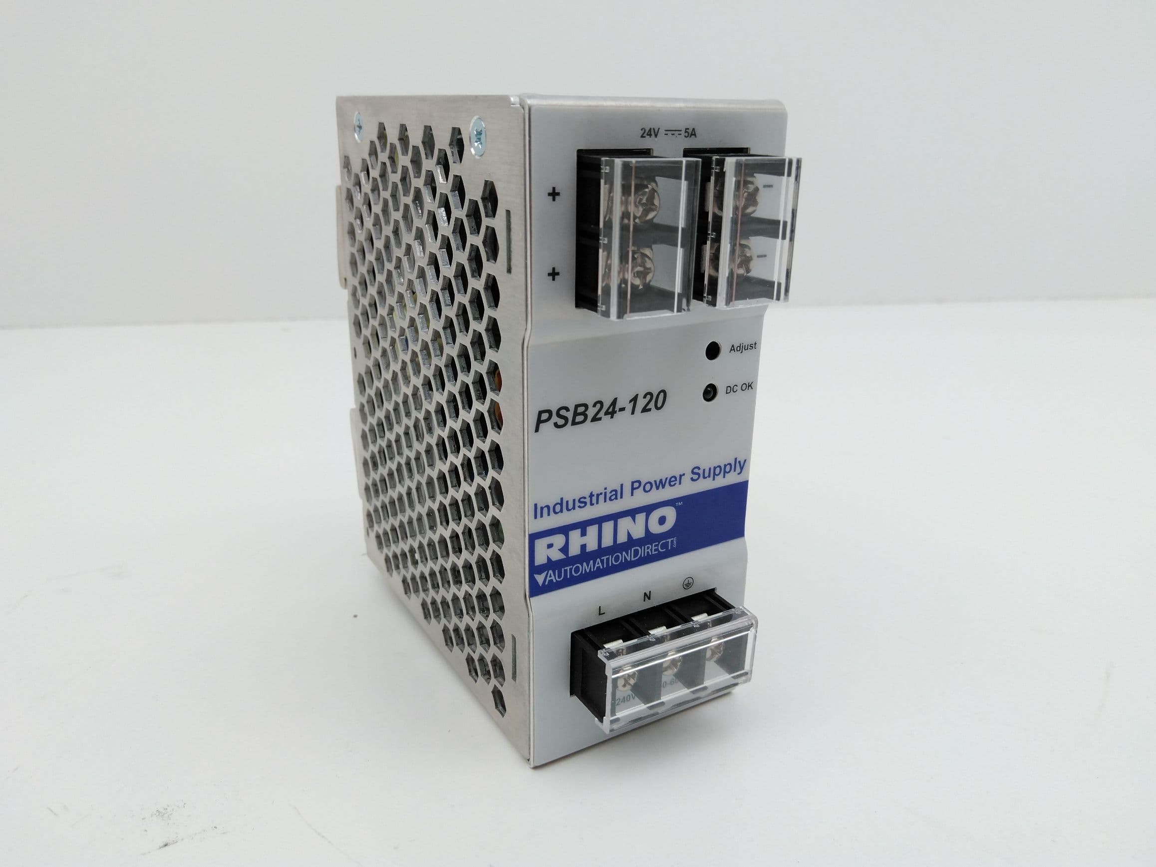 Automation Direct, Rhino PSB24-120 DIN Power Supply, 24VDC, 5A
