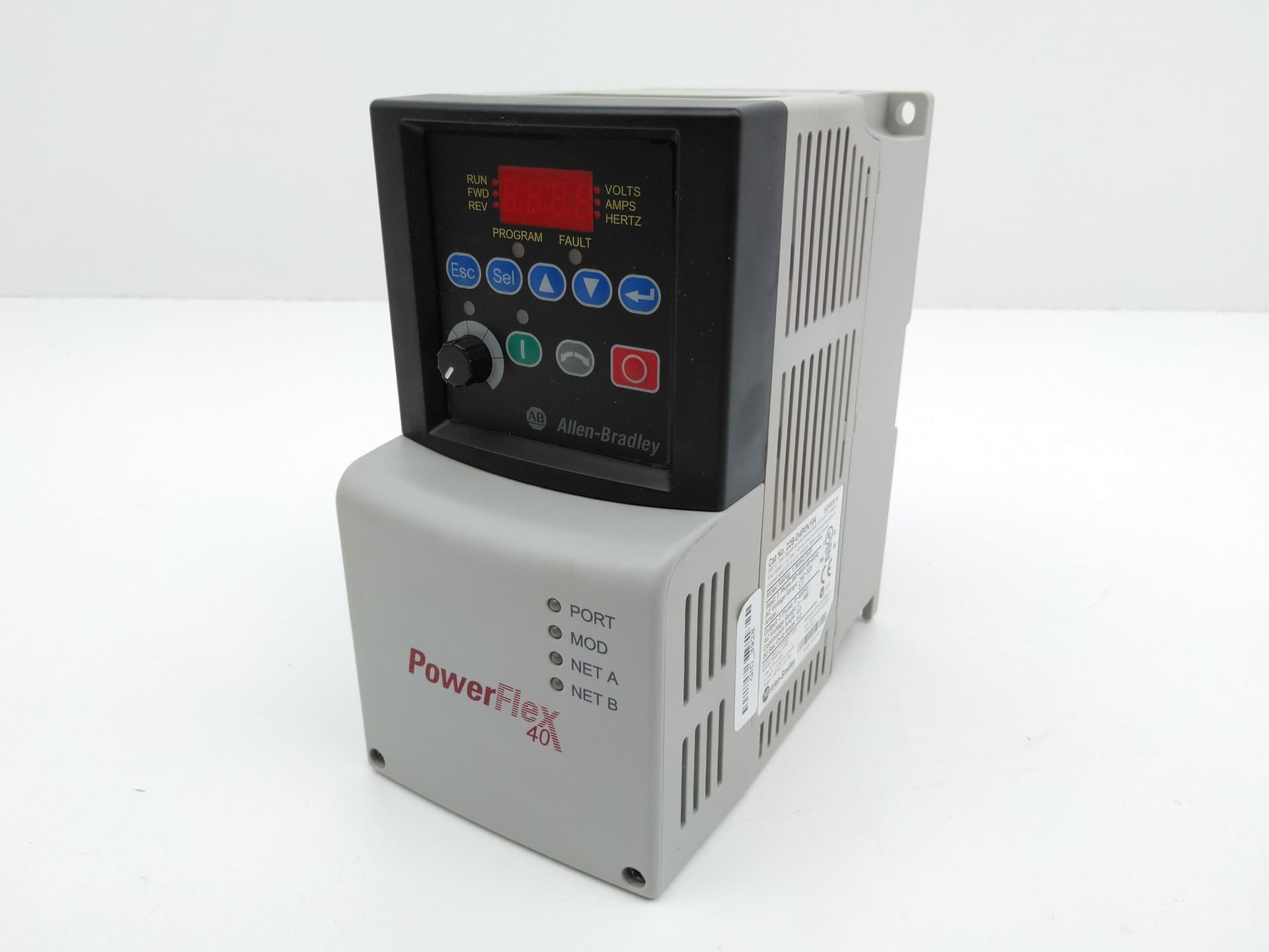 Allen-Bradley 22B-D4P0N104 Ser A AC Drive, 1.5kW/ 2.0HP, 380-480V