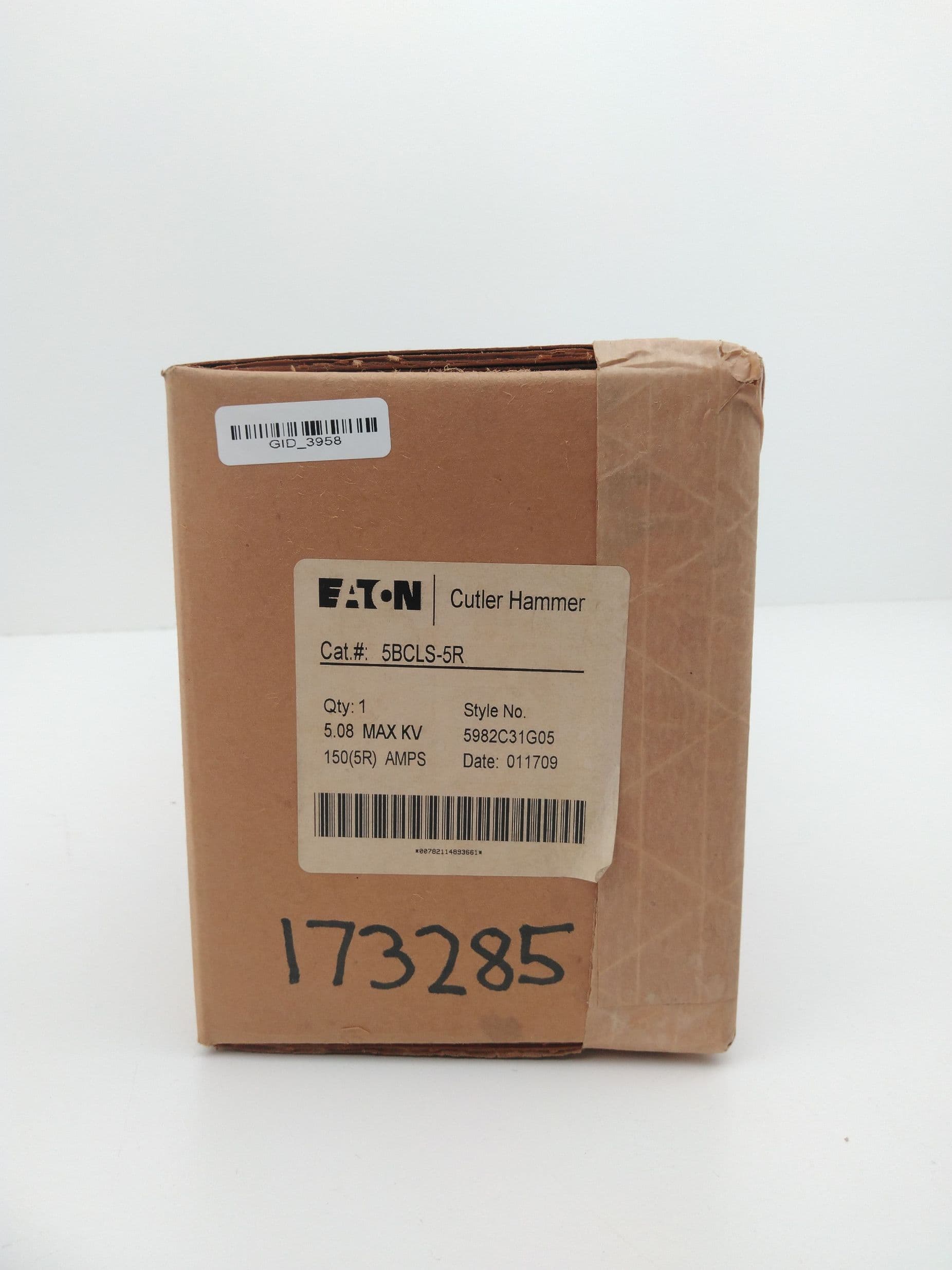 Eaton 5BCLS-5R Motor Circuit Current Limiting High Voltage Fuse, 5.08 KV, 150A