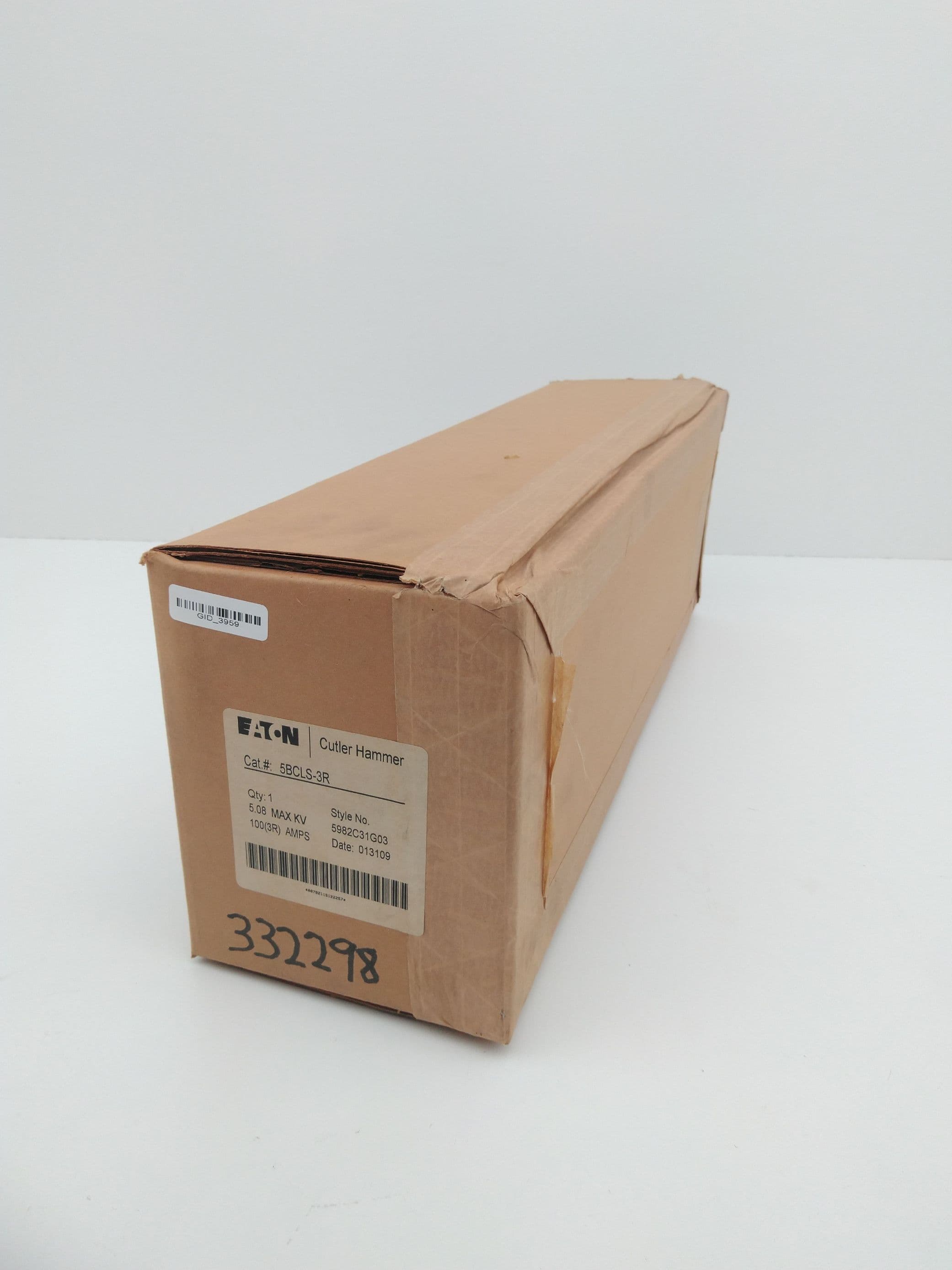 Eaton 5BCLS-3R Motor Circuit Current Limiting High Voltage Fuse, 5.08 KV, 100A