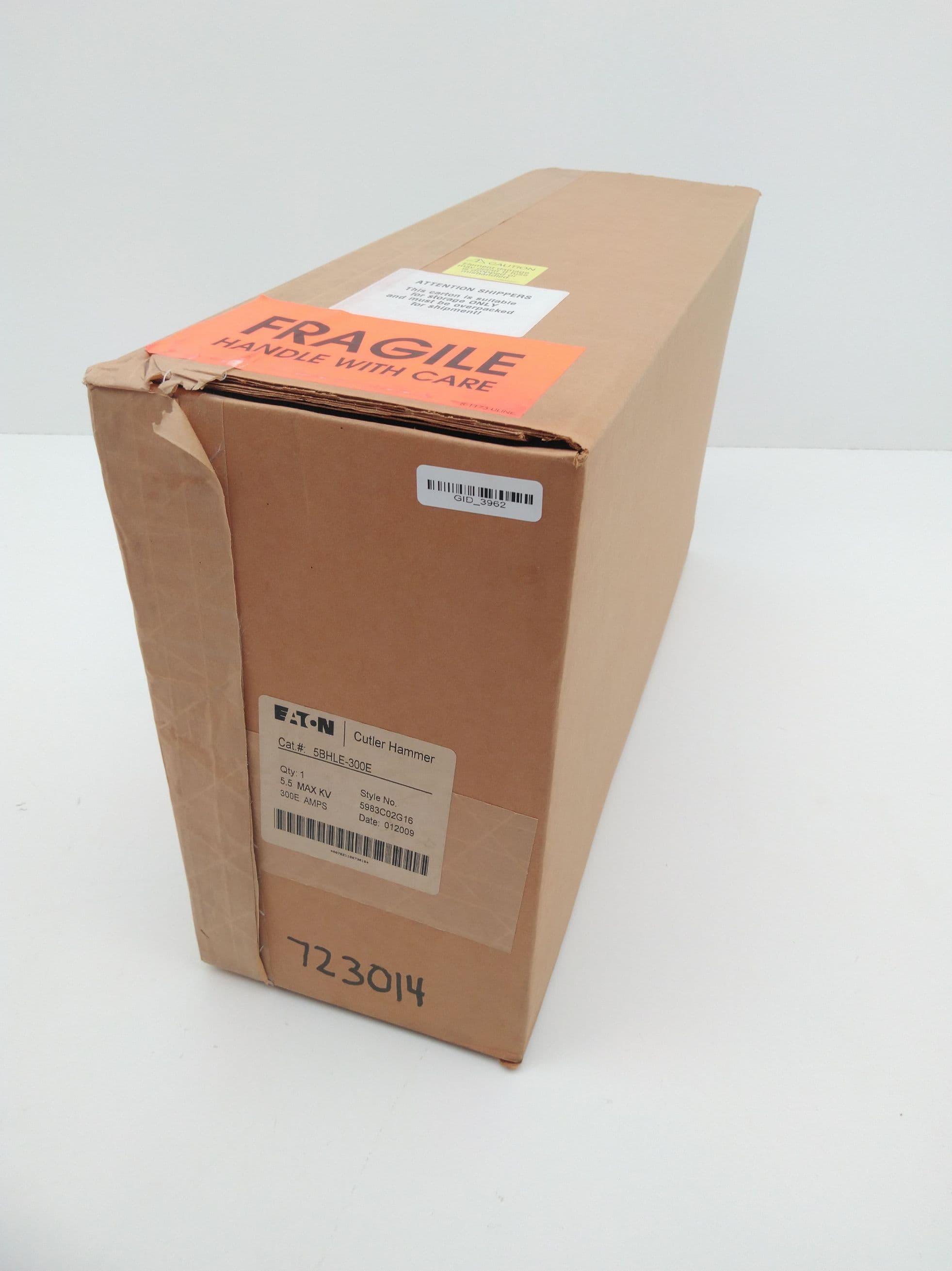 Eaton 5BHLE-300E Motor Circuit Current Limiting High Voltage Fuse, 5.5KV, 300EA