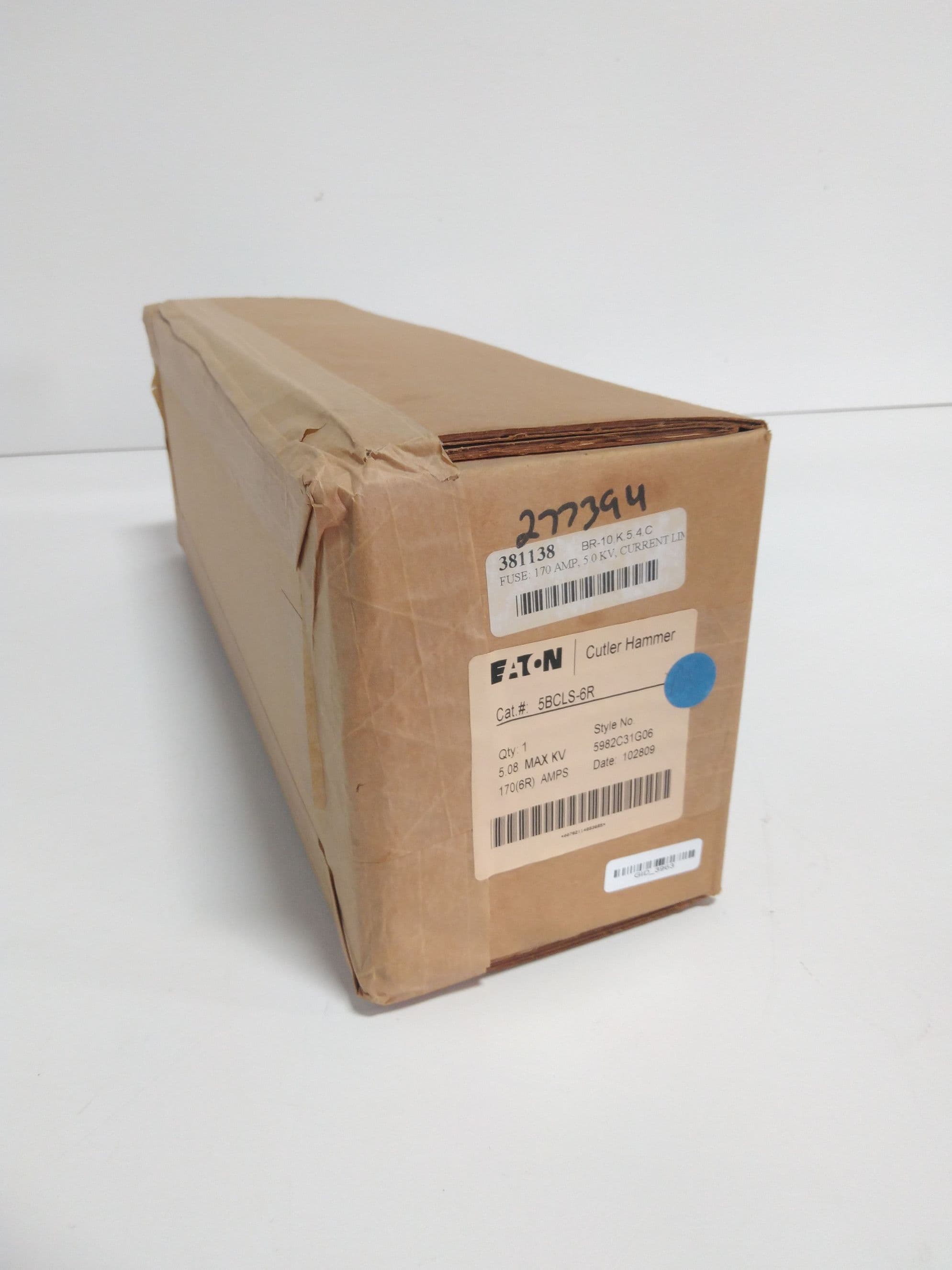 Eaton 5BCLS-6R Motor Circuit Current Limiting High Voltage Fuse, 5.08KV, 170A