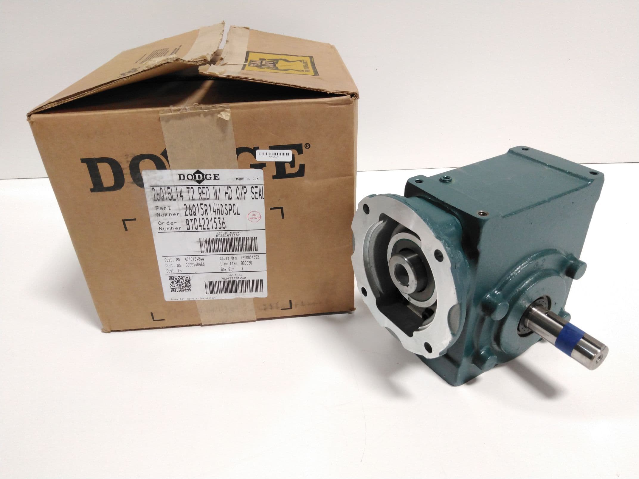 Dodge 26Q15L14, 26Q15R14HDSPCL Worm Gear Reducer