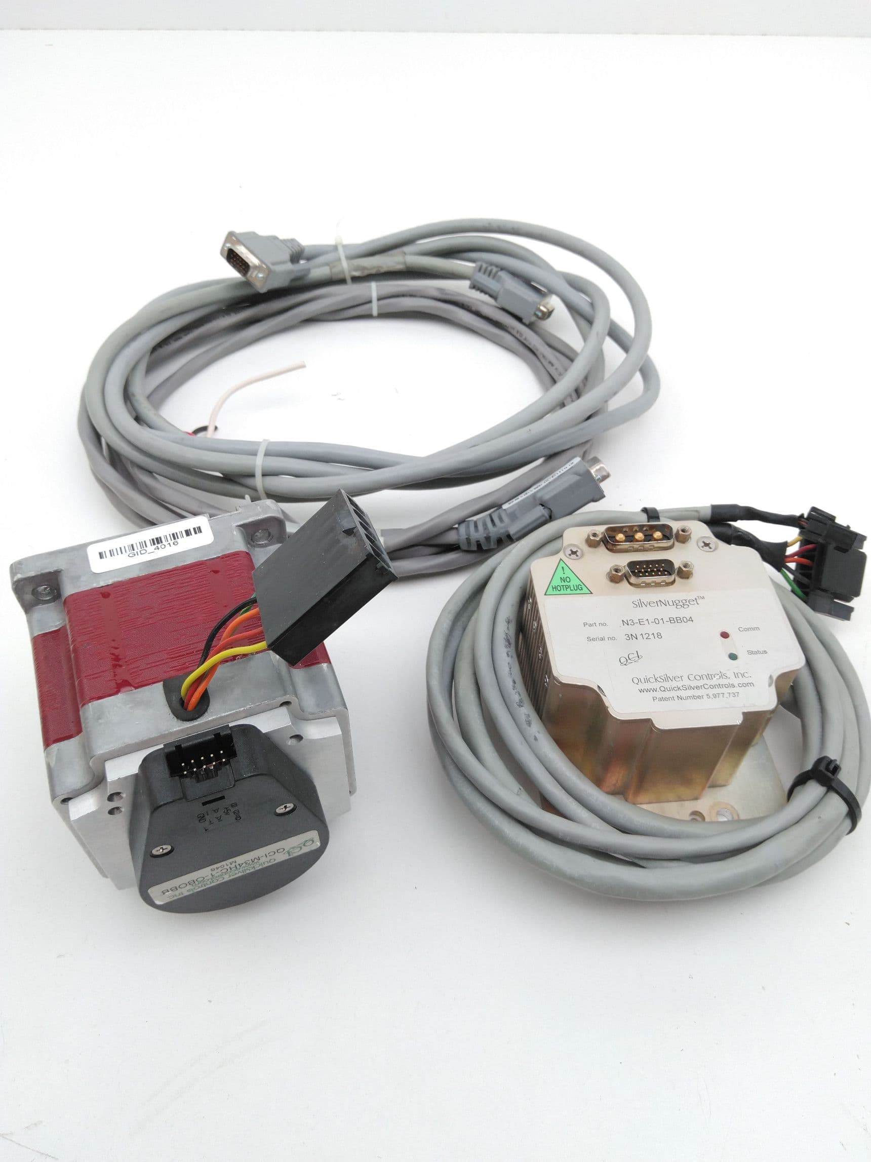 Quicksilver Controls, Inc. N3-E1-01-BB04, QCI-M34HC-1-0B0BBB Servomotor/Control