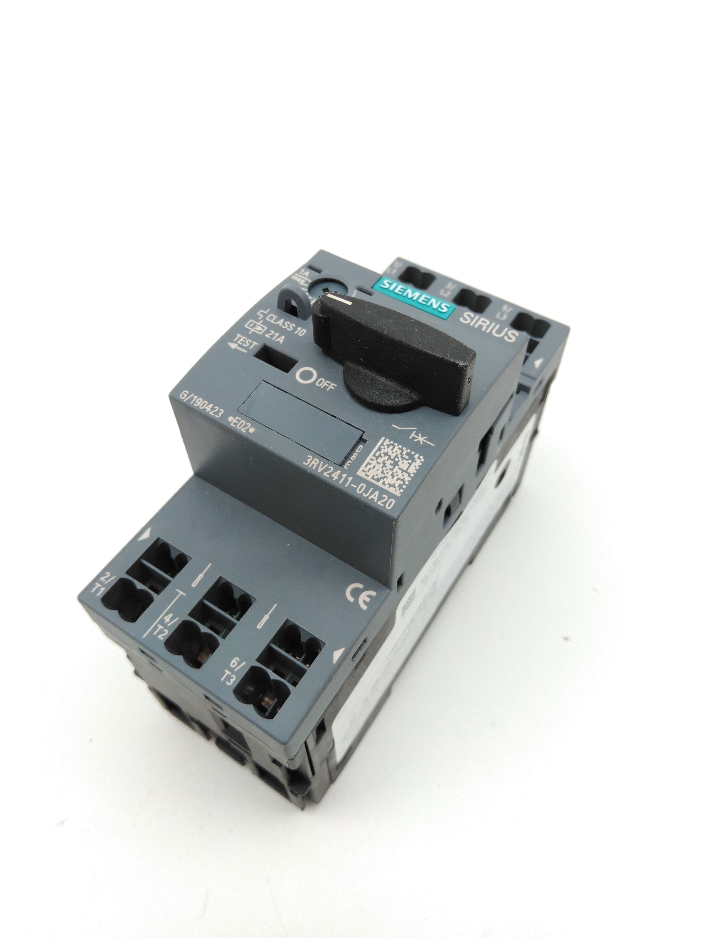 Siemens 3RV2411-0JA20 Motor Protection Circuit Breaker 0.7-1A, 21A