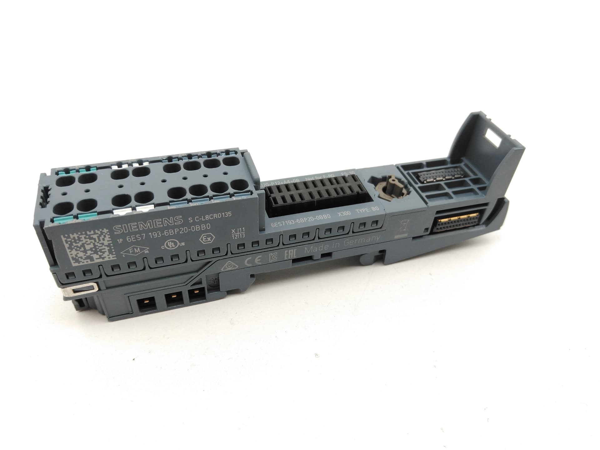 Siemens 6ES7193-6BP20-0BB0 SIMATIC ET 200SP, BaseUnit BU20-P12+A4+0B