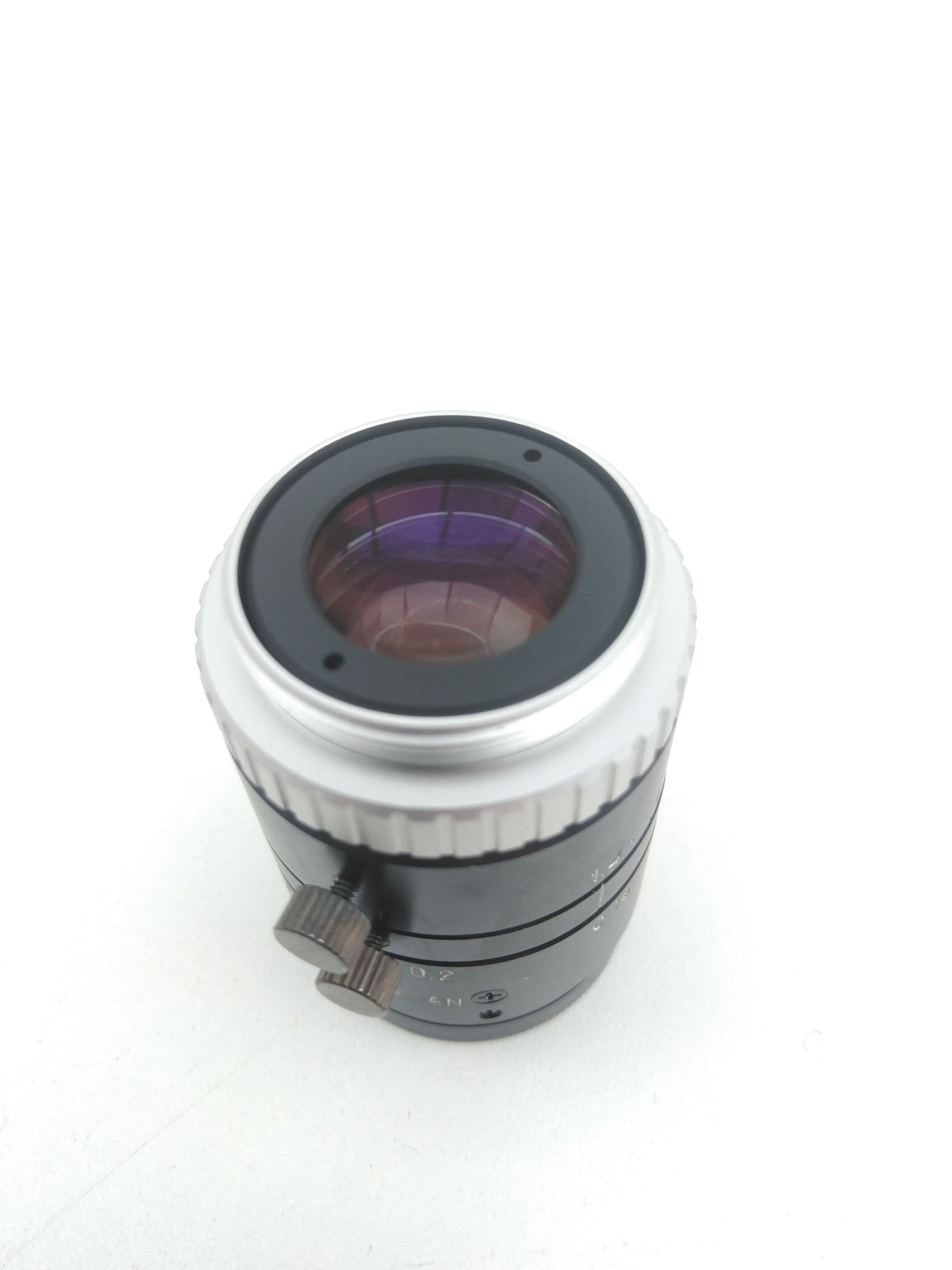 Omron FZ Series 25mm 1:1.4 CCTV Lens w/ Red Filter