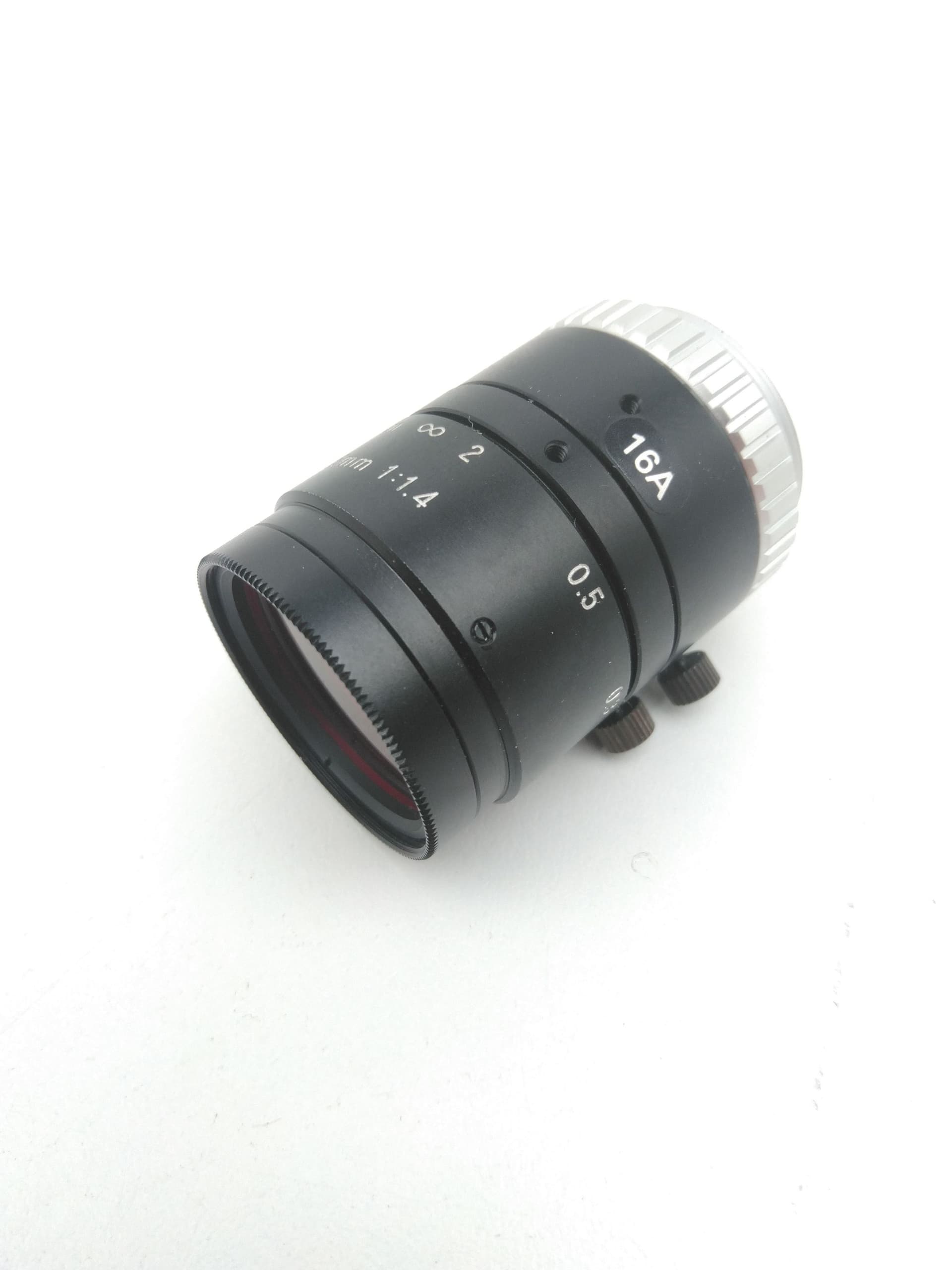 Omron FZ Series 25mm 1:1.4 CCTV Lens w/ Red Filter