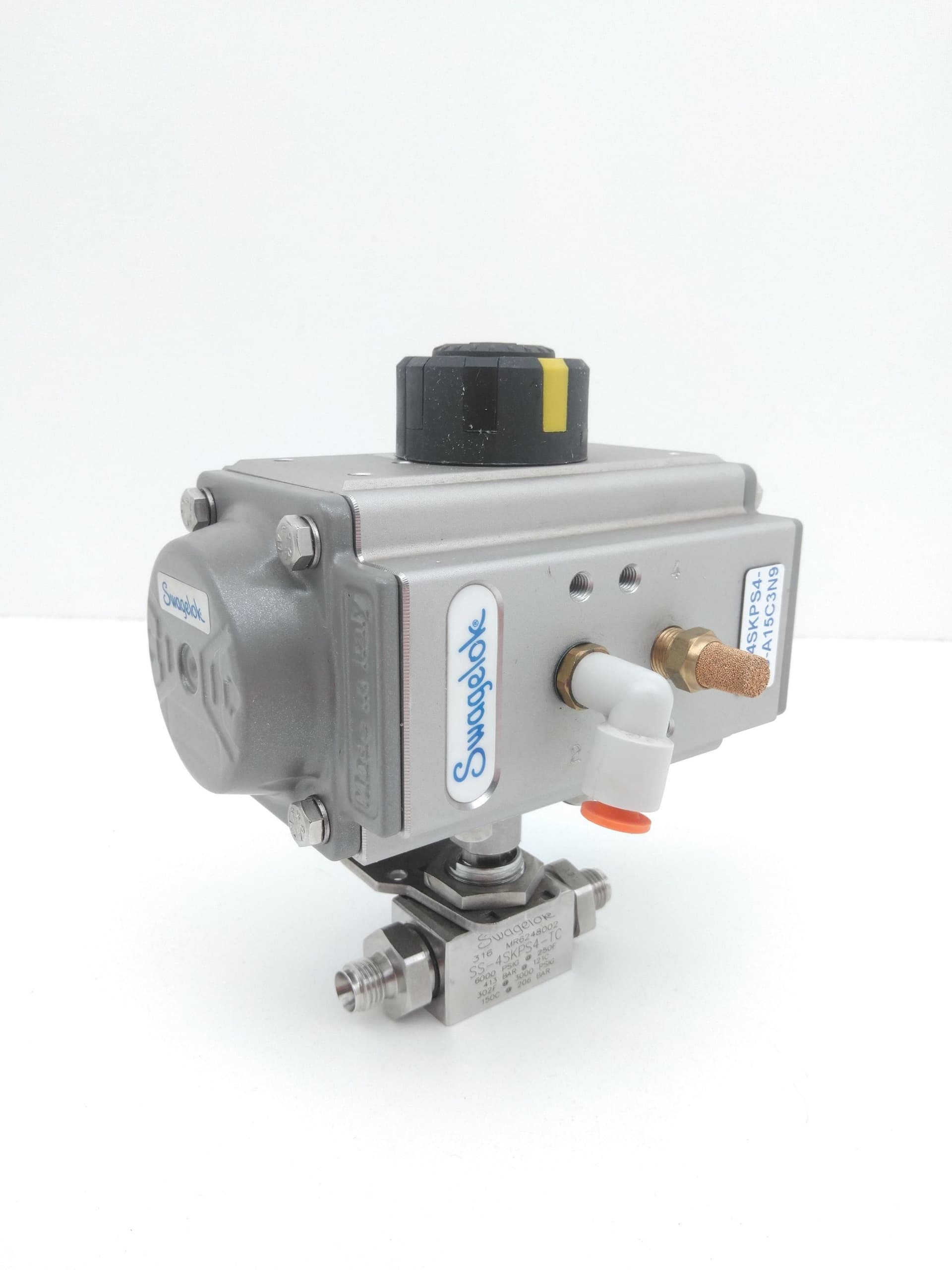 Swagelok SC15-3U F04-N-DS-11 AZNX MS-A15-3-DIN Pneumatic Ball Valve Actuator